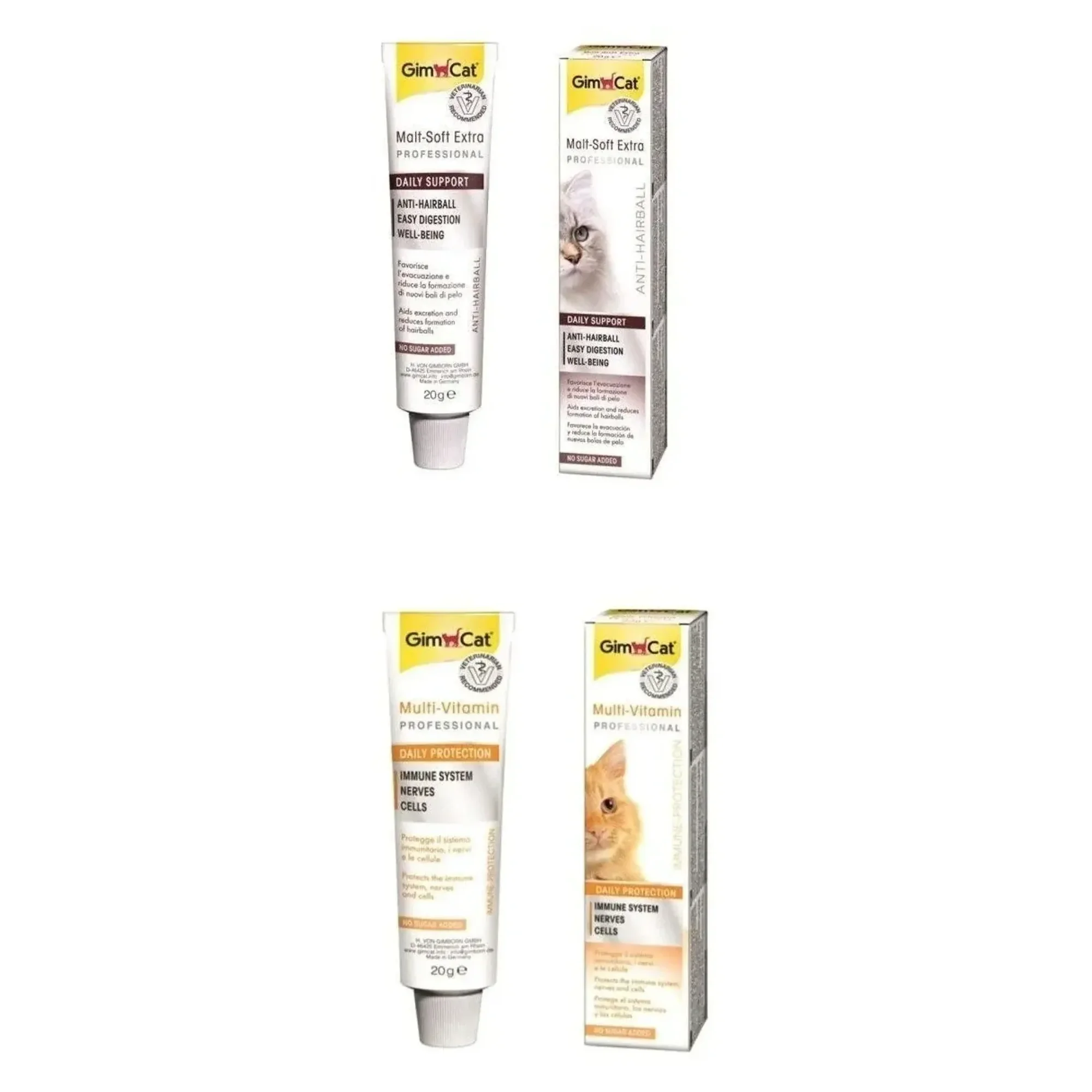 GimCat Malt Soft Extra ve Multivitamin 2x20 G