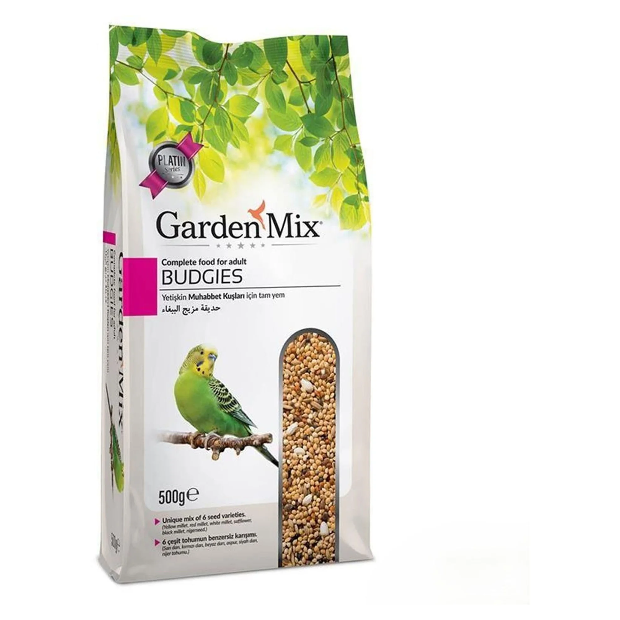 Garden Mix Garden Mix Platin Muhabbet Kuşu Yemi 500G