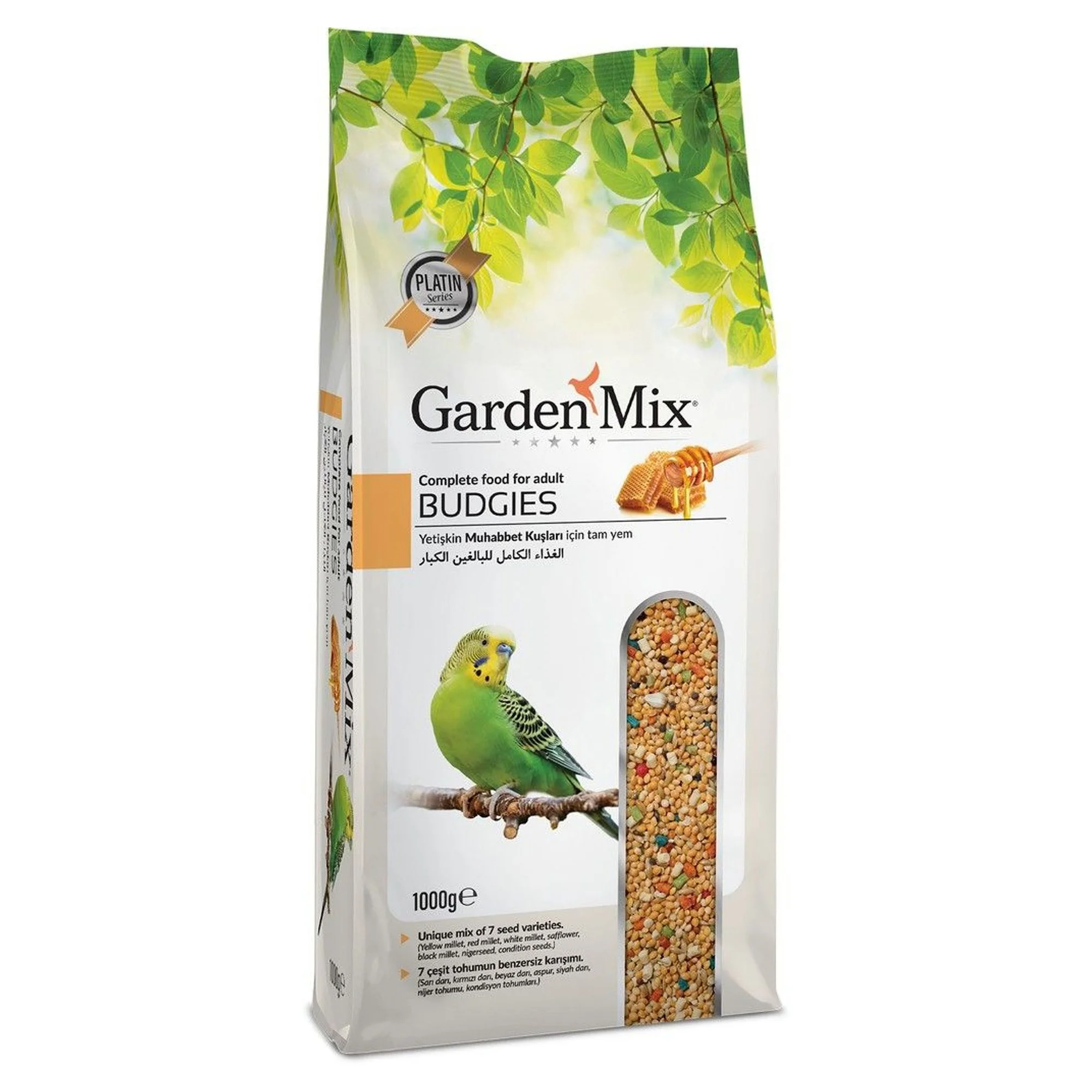 Garden Mix Garden Mix Platin Ballı Muhabbet Kuş Yemi 1KG