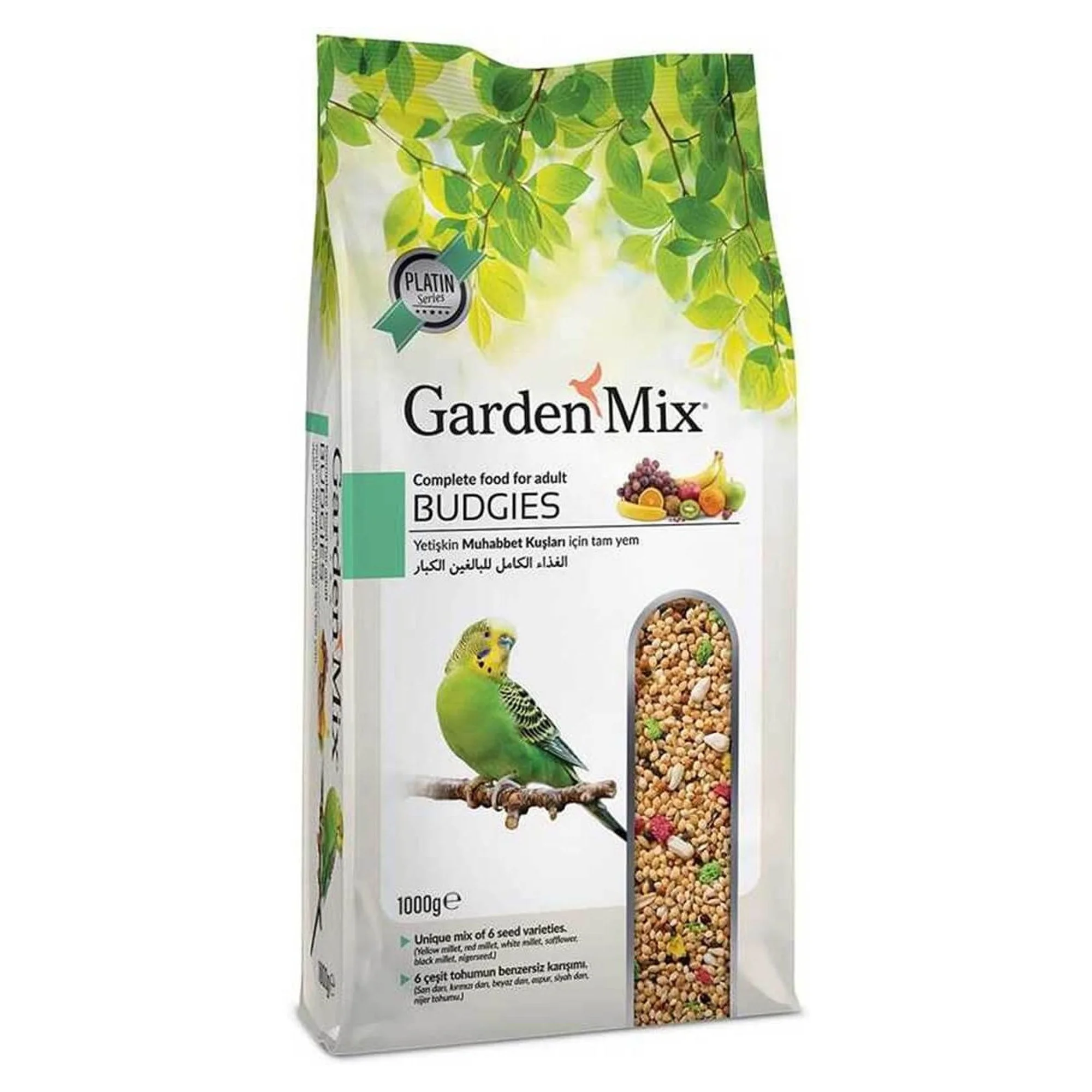 Garden Mix Garden Mix Platin Meyveli Muhabbet Kuş Yemi 1KG