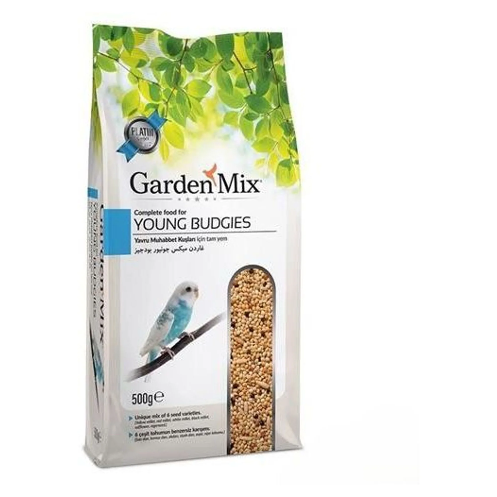 Garden Mix Garden Mix Platin Yavru Muhabbet Kuşu Yemi 500G