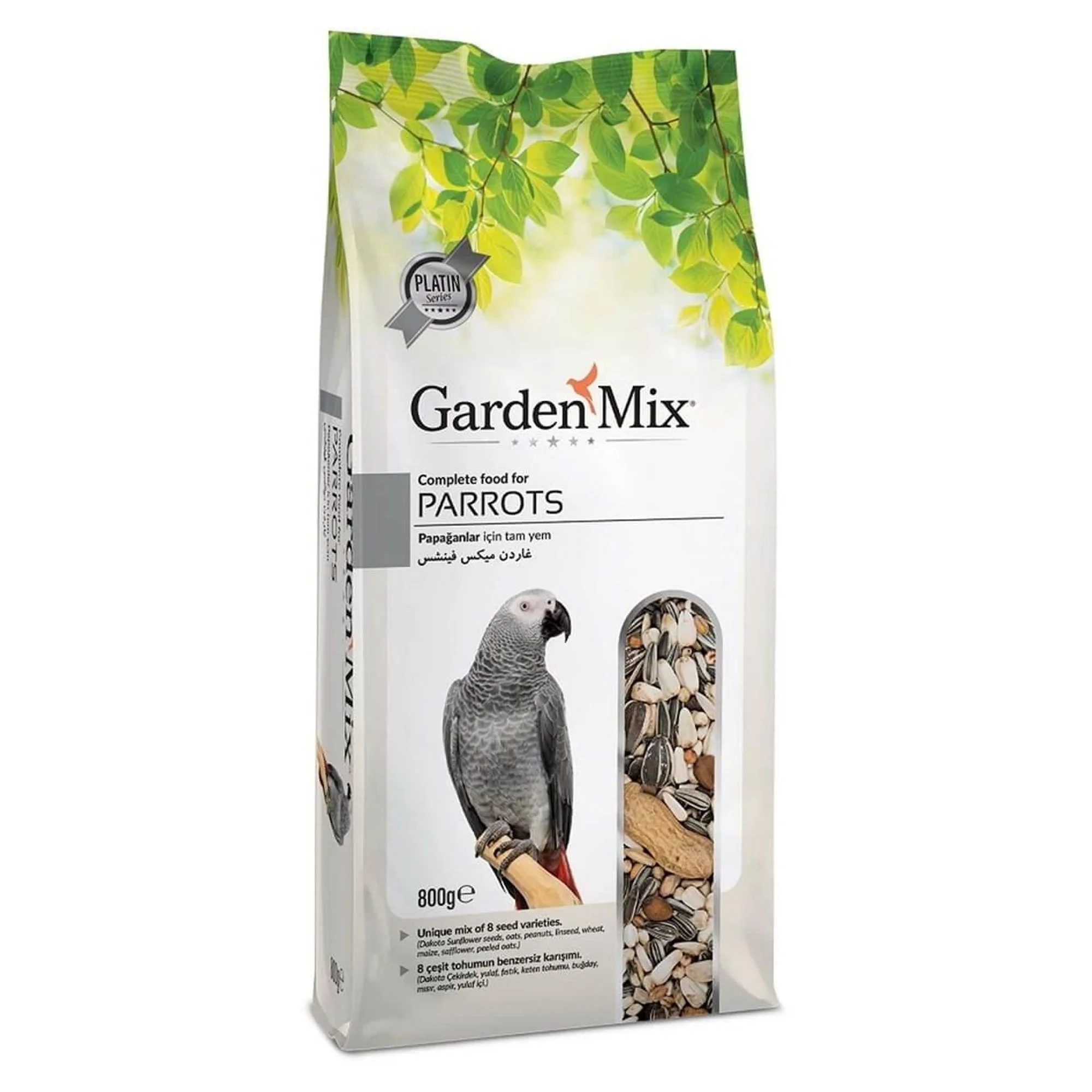 Garden Mix Garden Mix Platin Papağan Yemi 800G