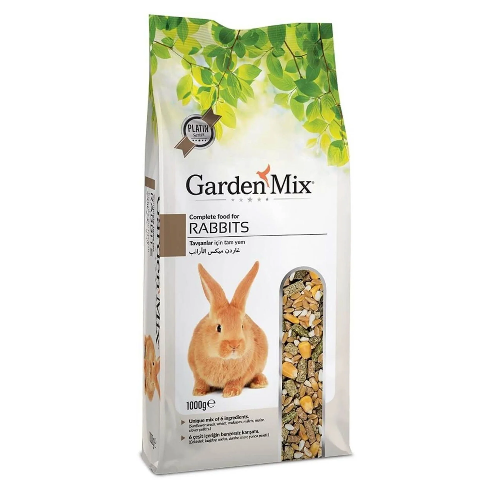 Garden Mix Platin Tavşan Yemi 1KG