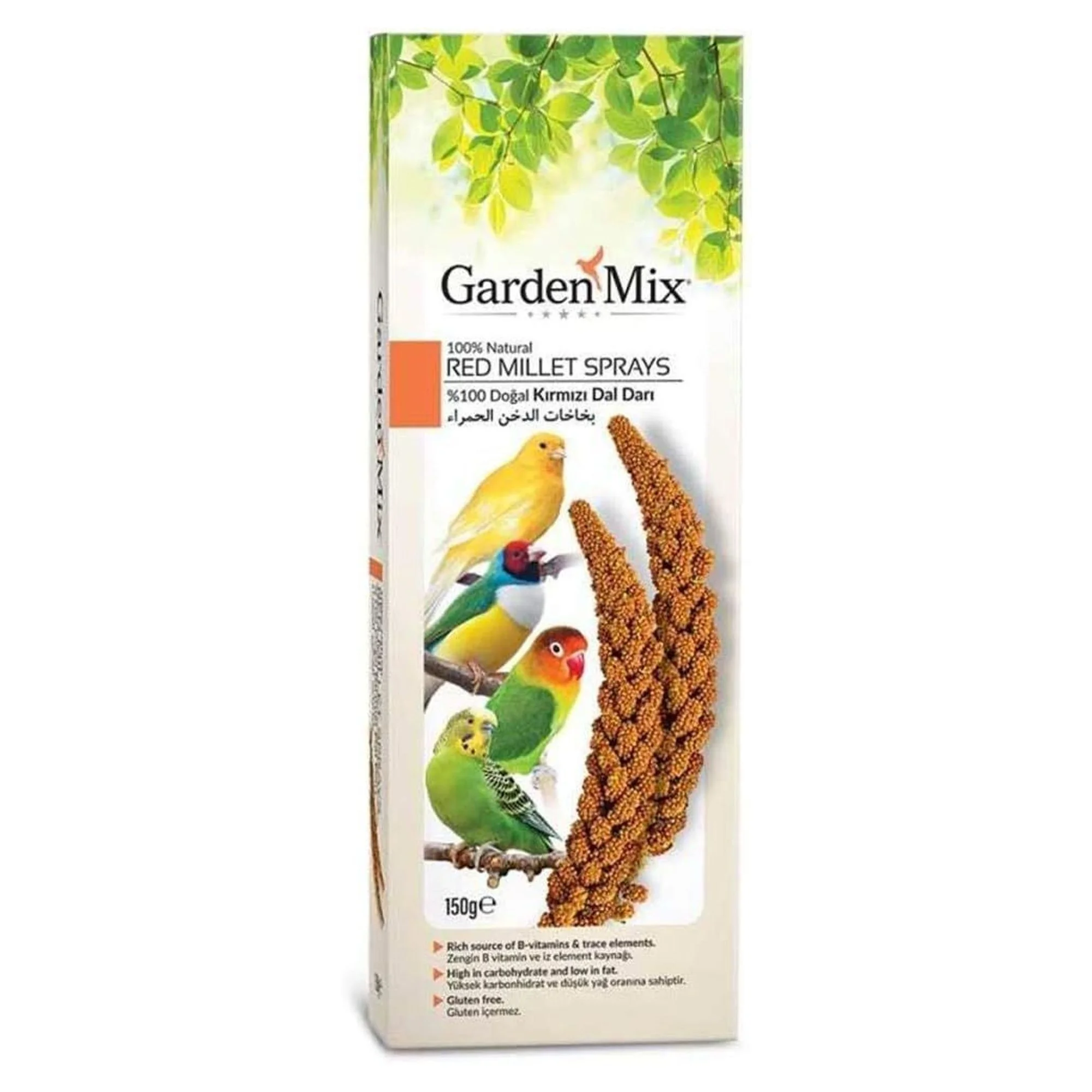 Garden Mix Platin Kırmızı Dal Darı