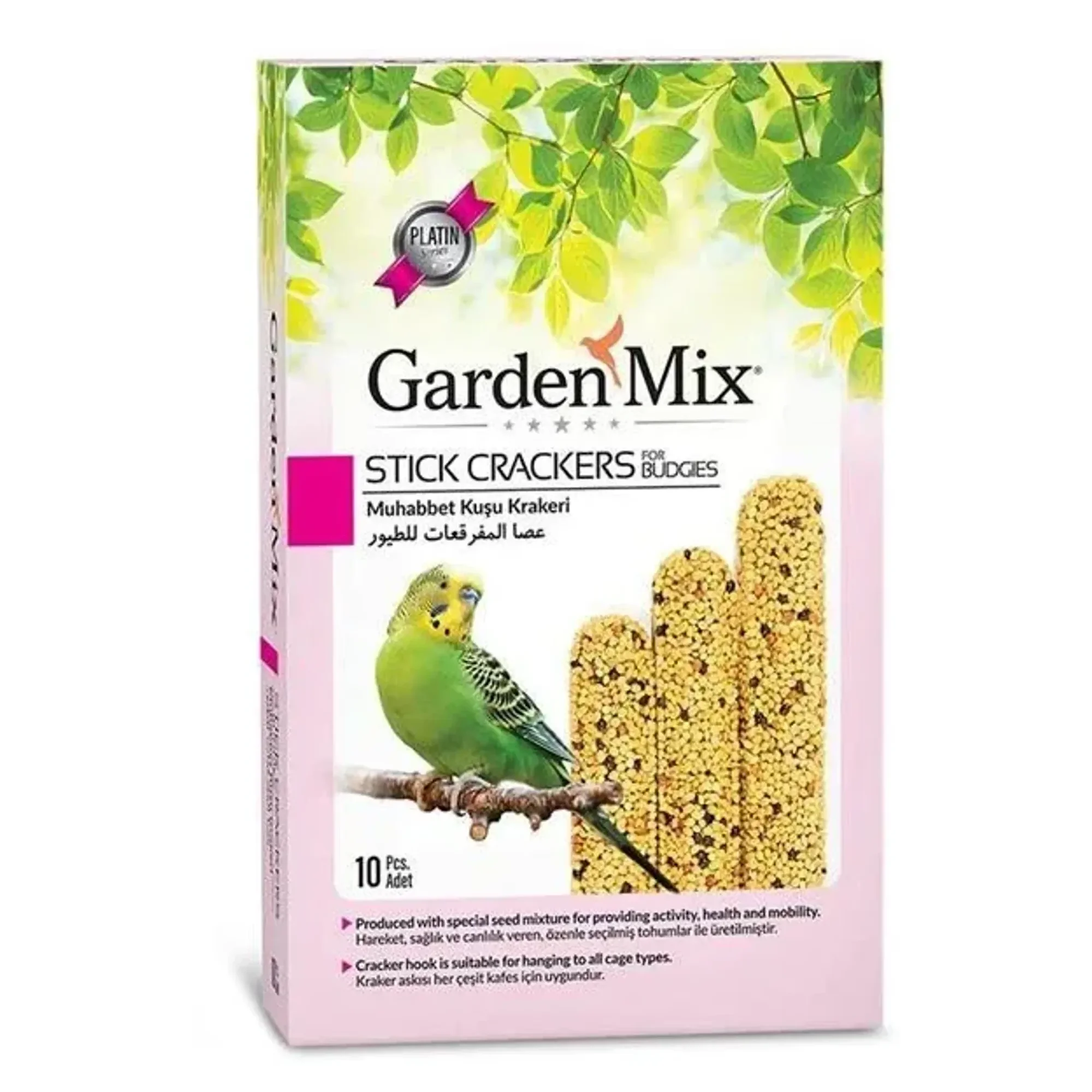Garden Mix Garden Mix Platin Sade Kuş Krakeri 10’lu
