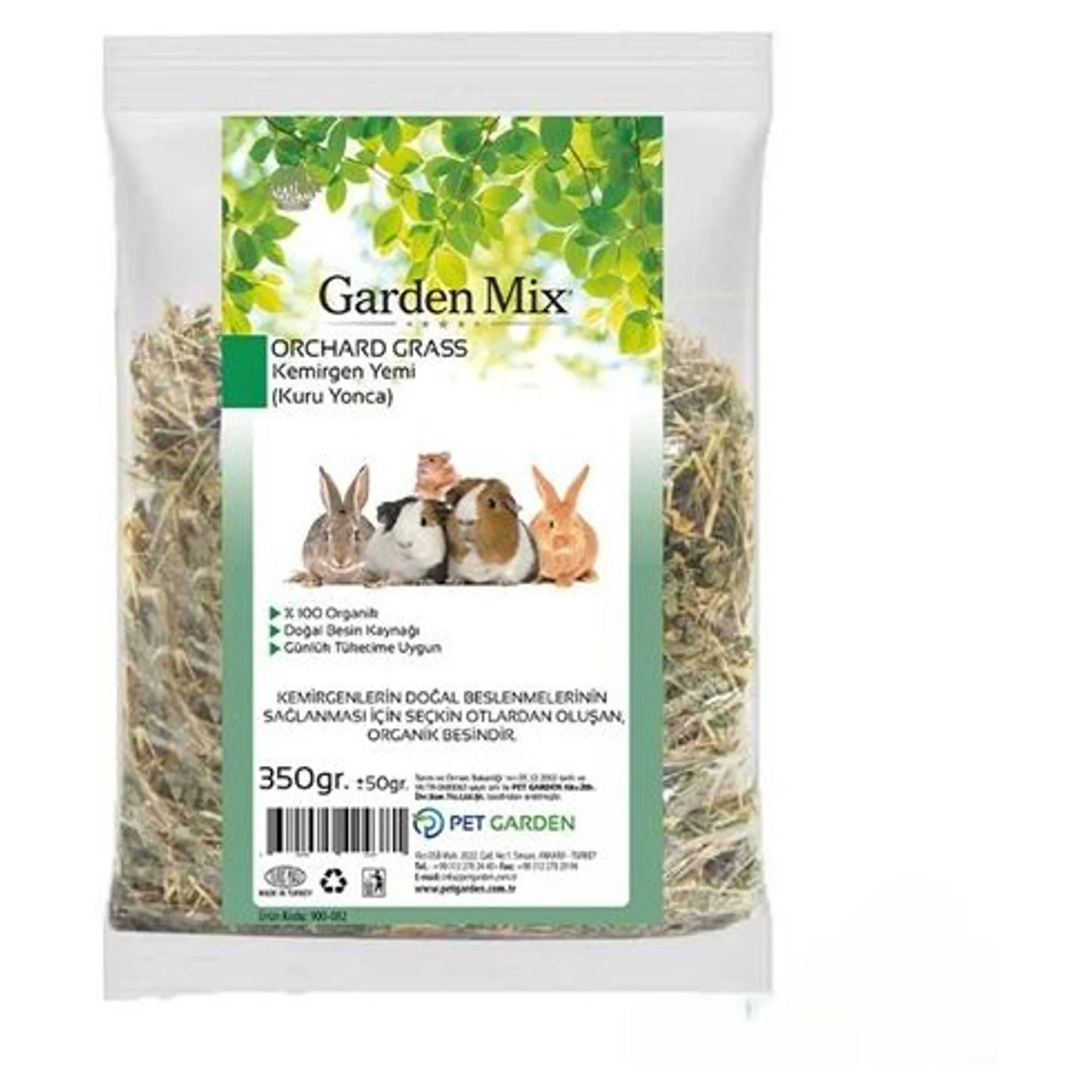 Garden Mix Garden Mix Kemirgenler için Kuru Yonca
