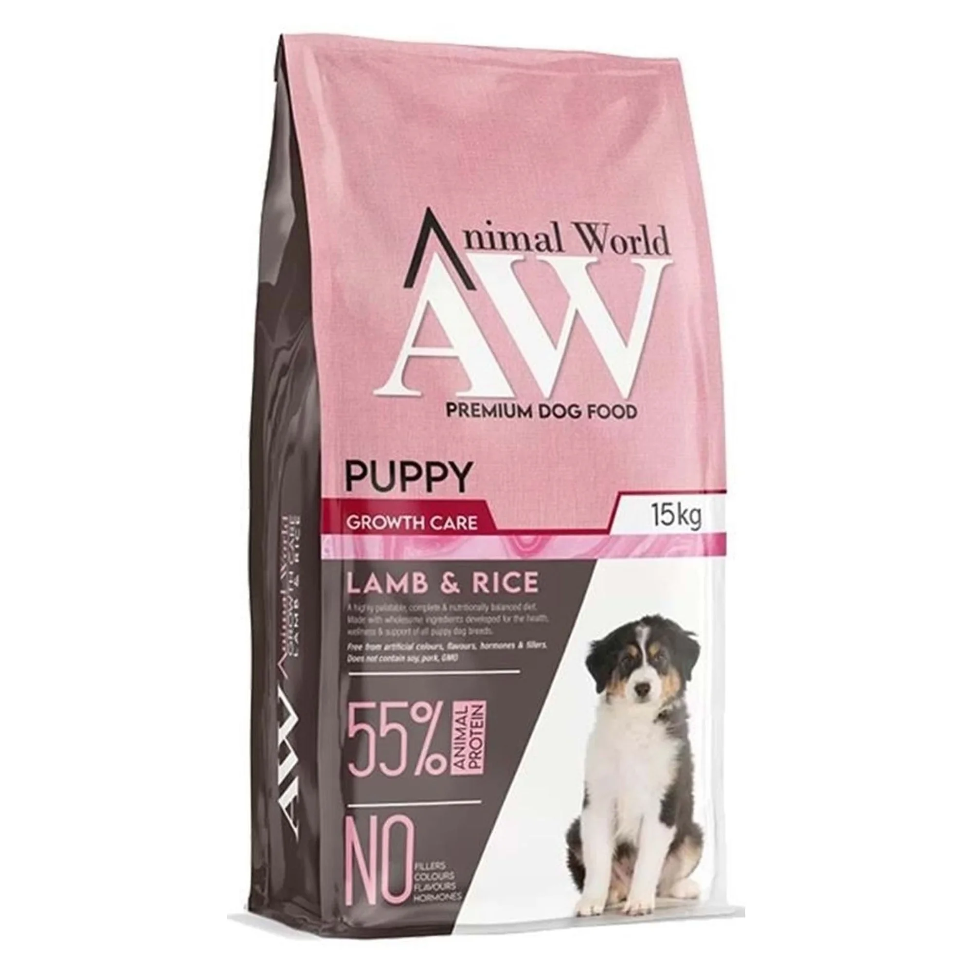 Animal World Puppy Lamb Rice 15 KG