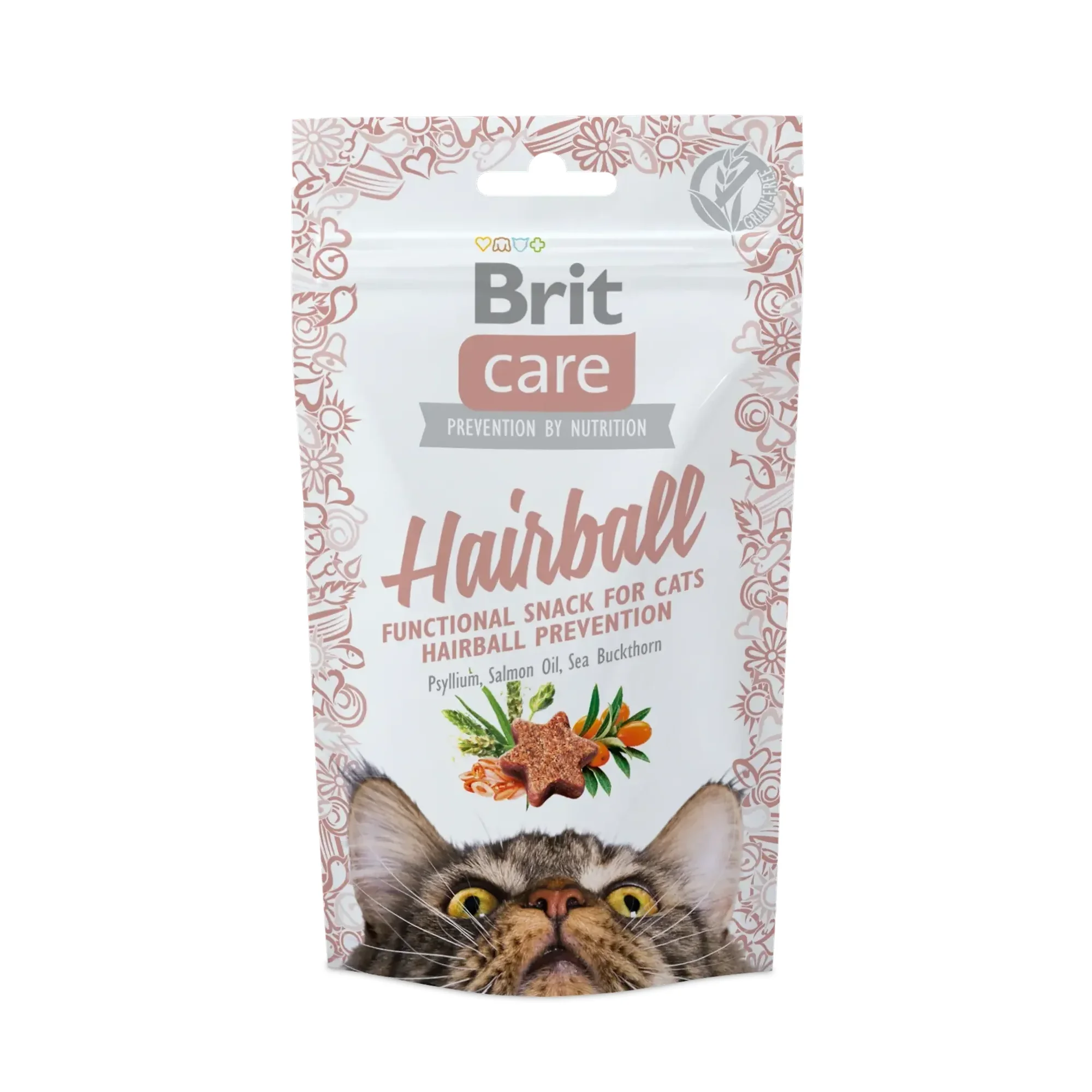 Brit Care Brit Care Hairball Tüy Yumağı Önleyici Tahılsız Kedi Ödül Maması 50 G