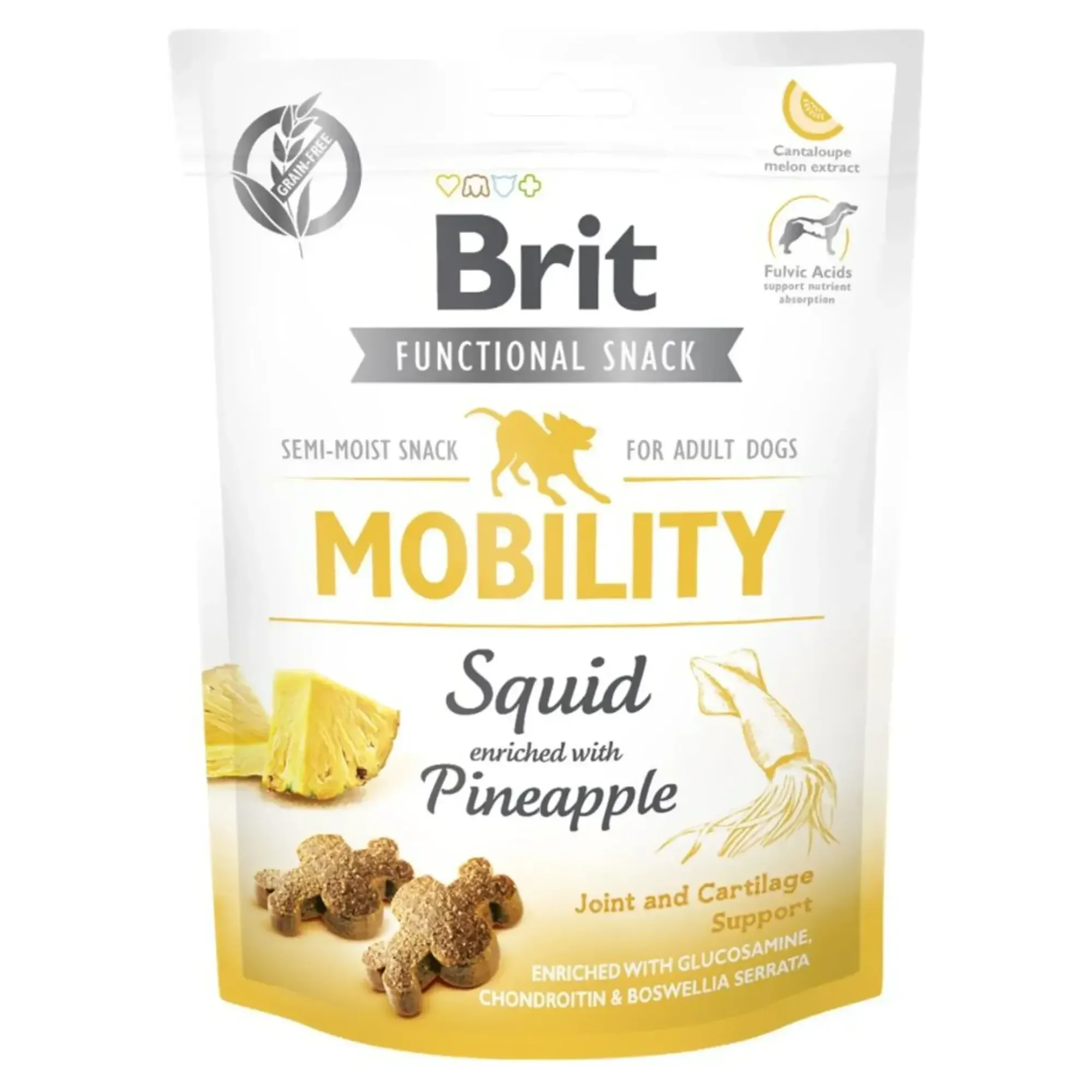 Brit Care Brit Care Brit Mobility Ananas ve Kalamarlı Köpek Ödülü 150 G