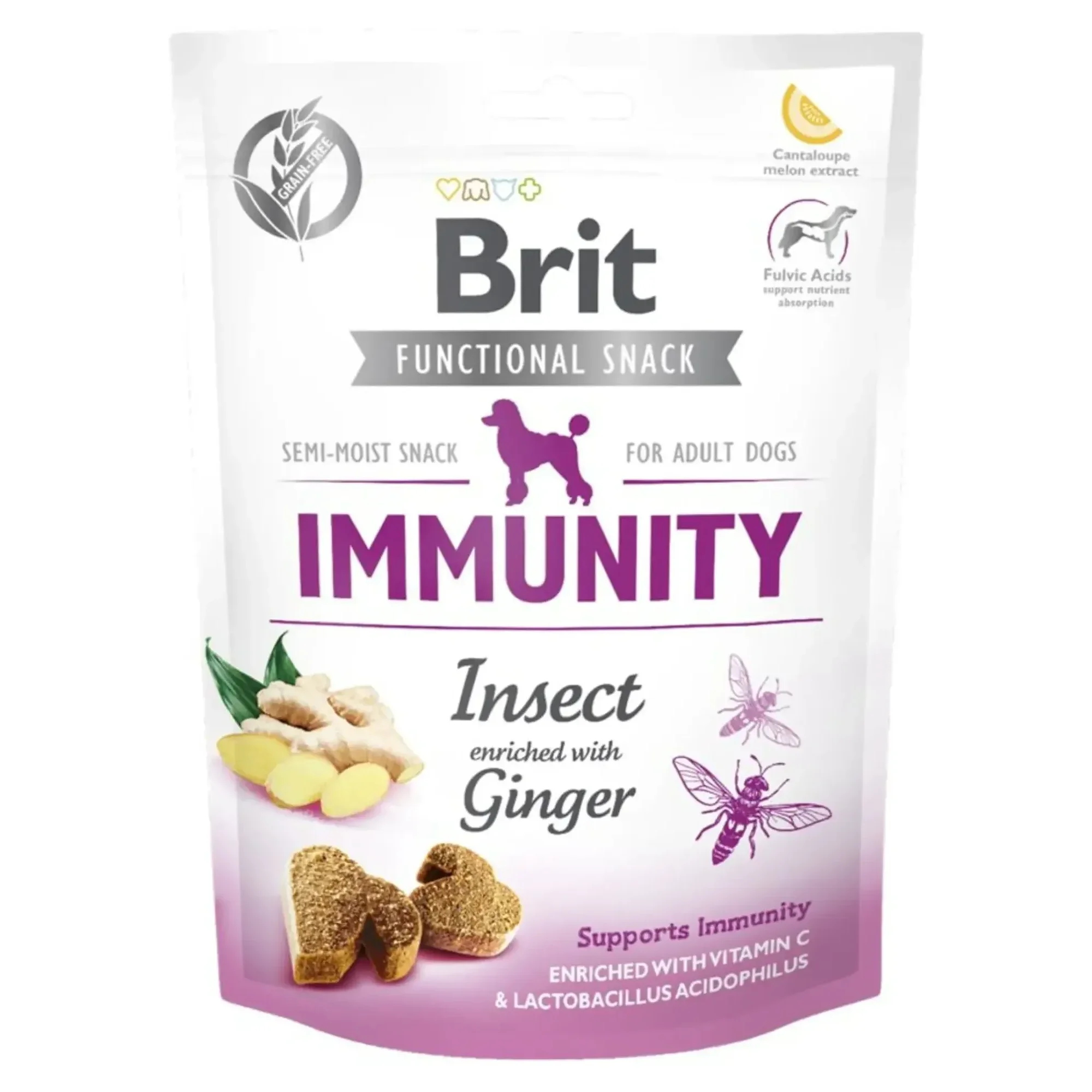 Brit Care Brit Care Brit Immunity Zencefilli ve Larva Proteinli Bağışıklık Destekleyici Köpek Ödülü 150 G