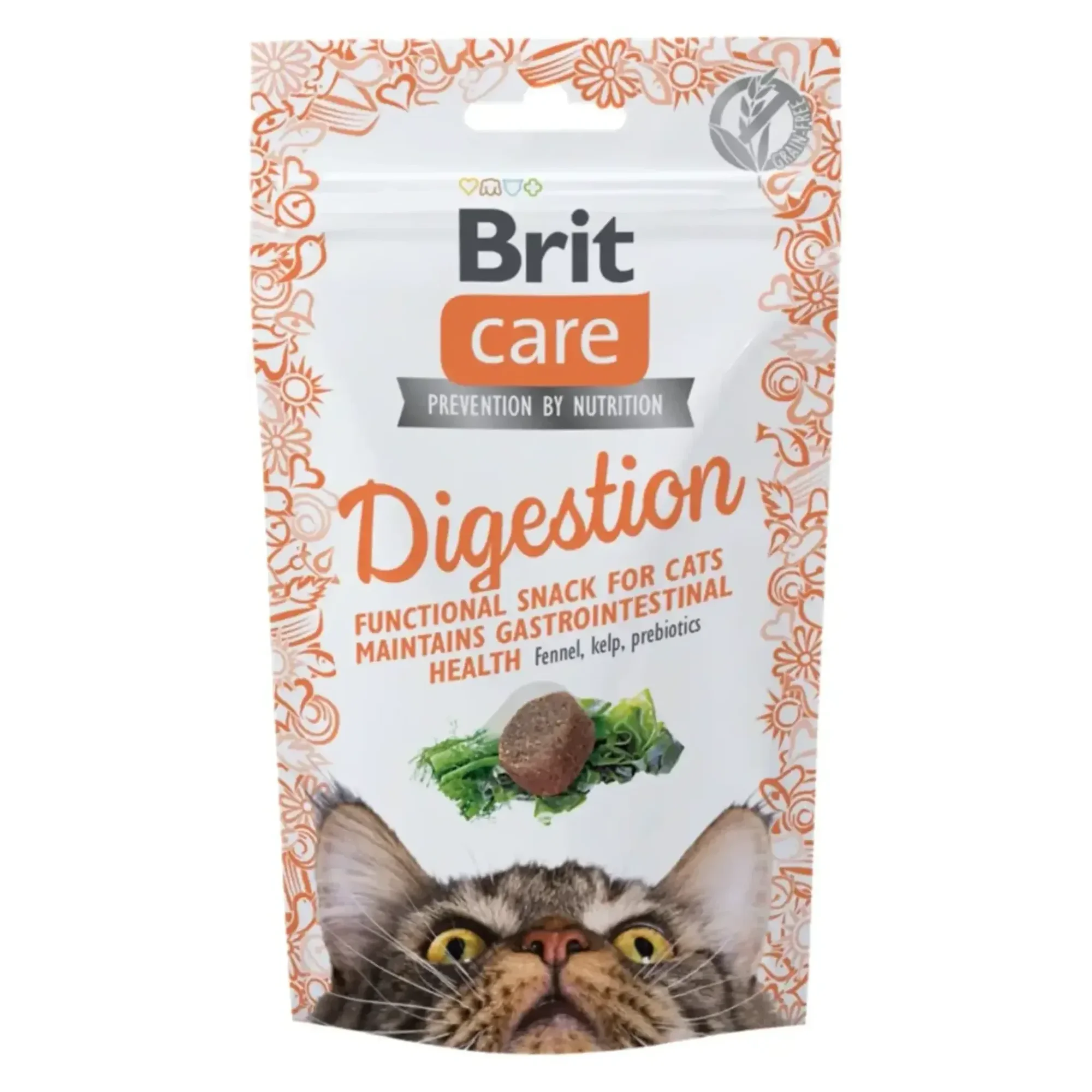 Brit Care Brit Care Digestion Sindirim Sistemi Destekleyici Tahılsız Kedi Ödül Maması 50 G