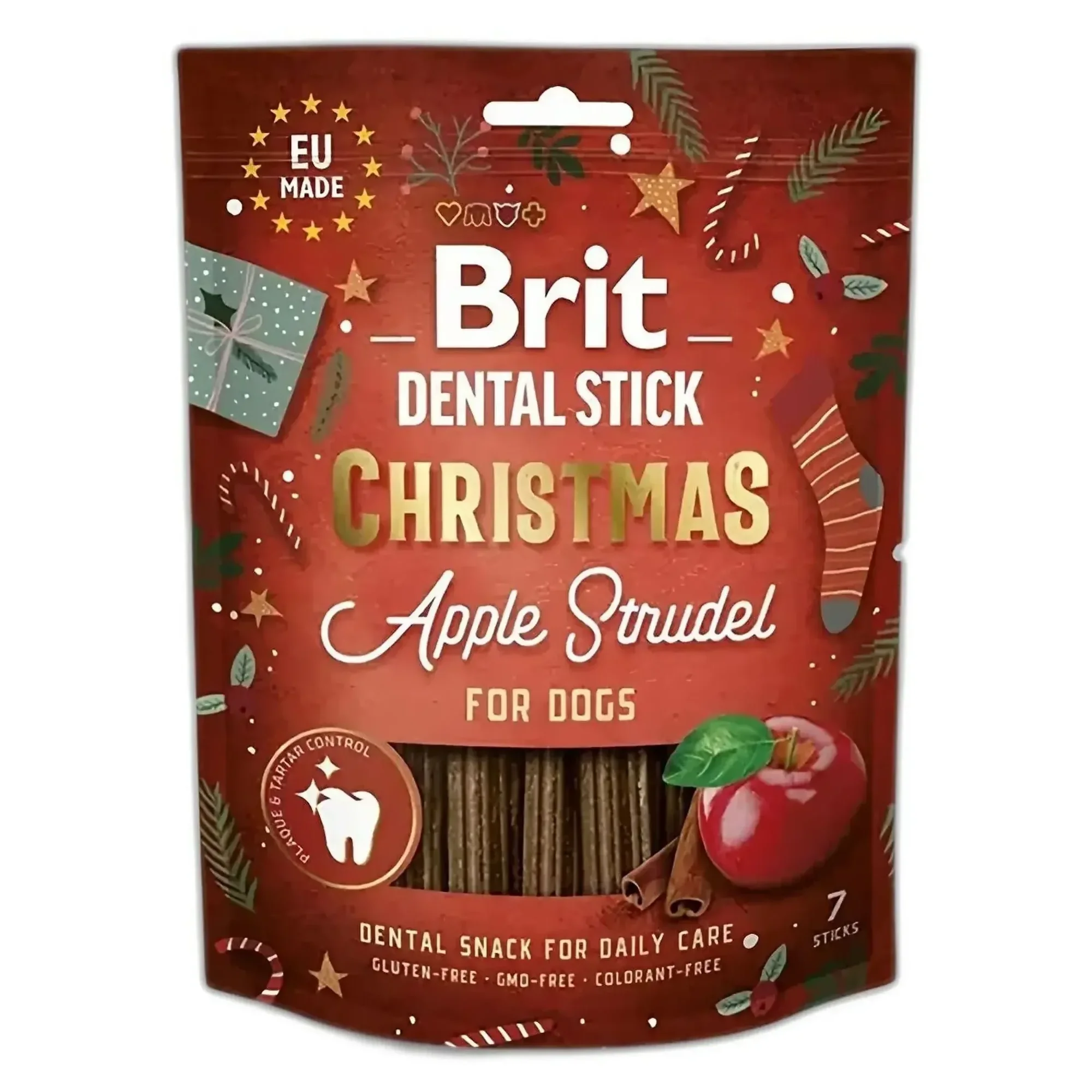 Brit Care Brit Care Dental Stick Yılbaşı Özel Elmalı Turta Tadında Çucuk Köpek Ödül Maması 250G