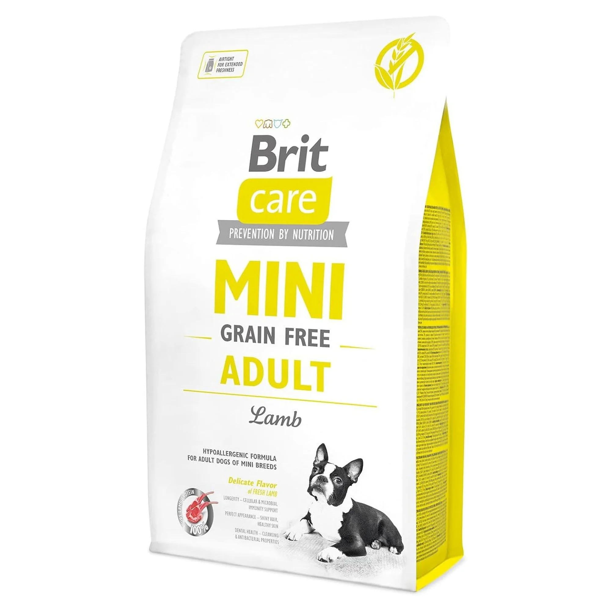 Brit Care Mini Tahılsız Kuzulu Küçük Irk Yetişkin Köpek Maması 7 KG