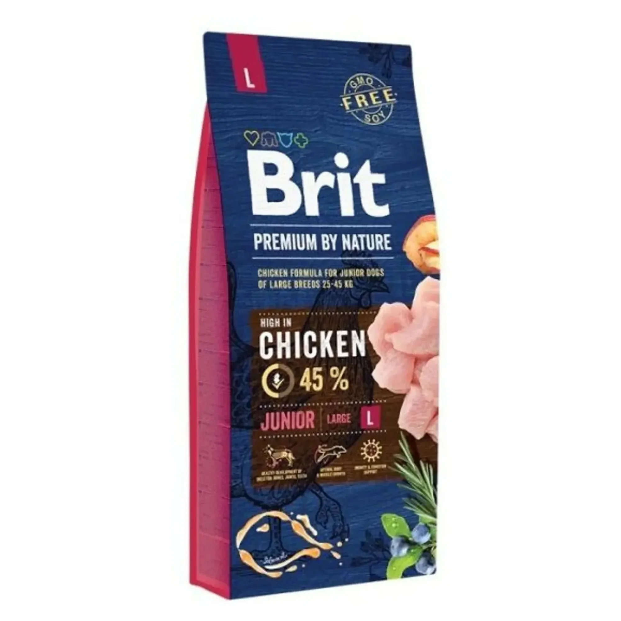 Brit Care Brit Premium by Nature Pirinçli ve Tavuklu Büyük Irk Yavru Köpek Maması 15 KG