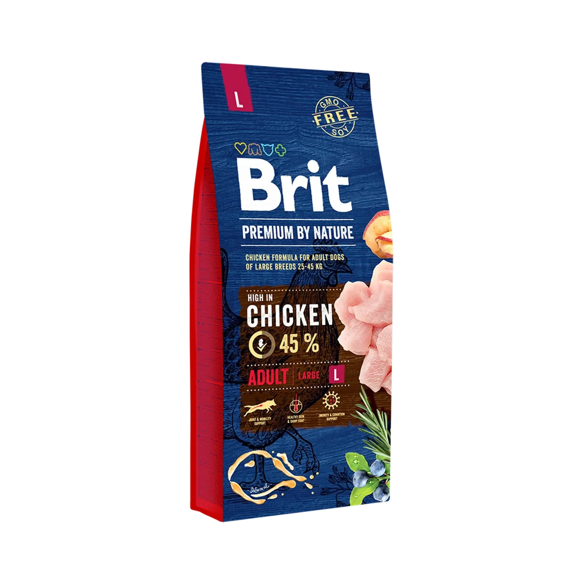 Brit Care Brit Premium by Nature Pirinçli ve Tavuklu Büyük Irk Yetişkin Köpek Maması 15 KG