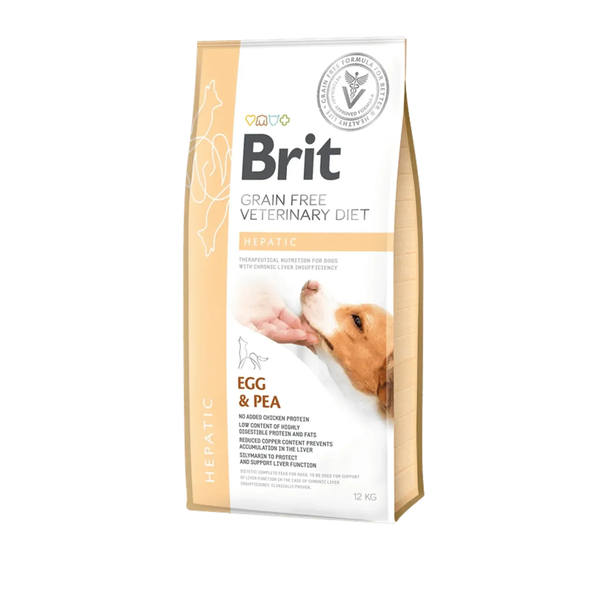 Brit Care Brit GF Veterinary Diet Hepatic Karaciğer Yetmezliği için Tahılsız Köpek Maması 12 KG