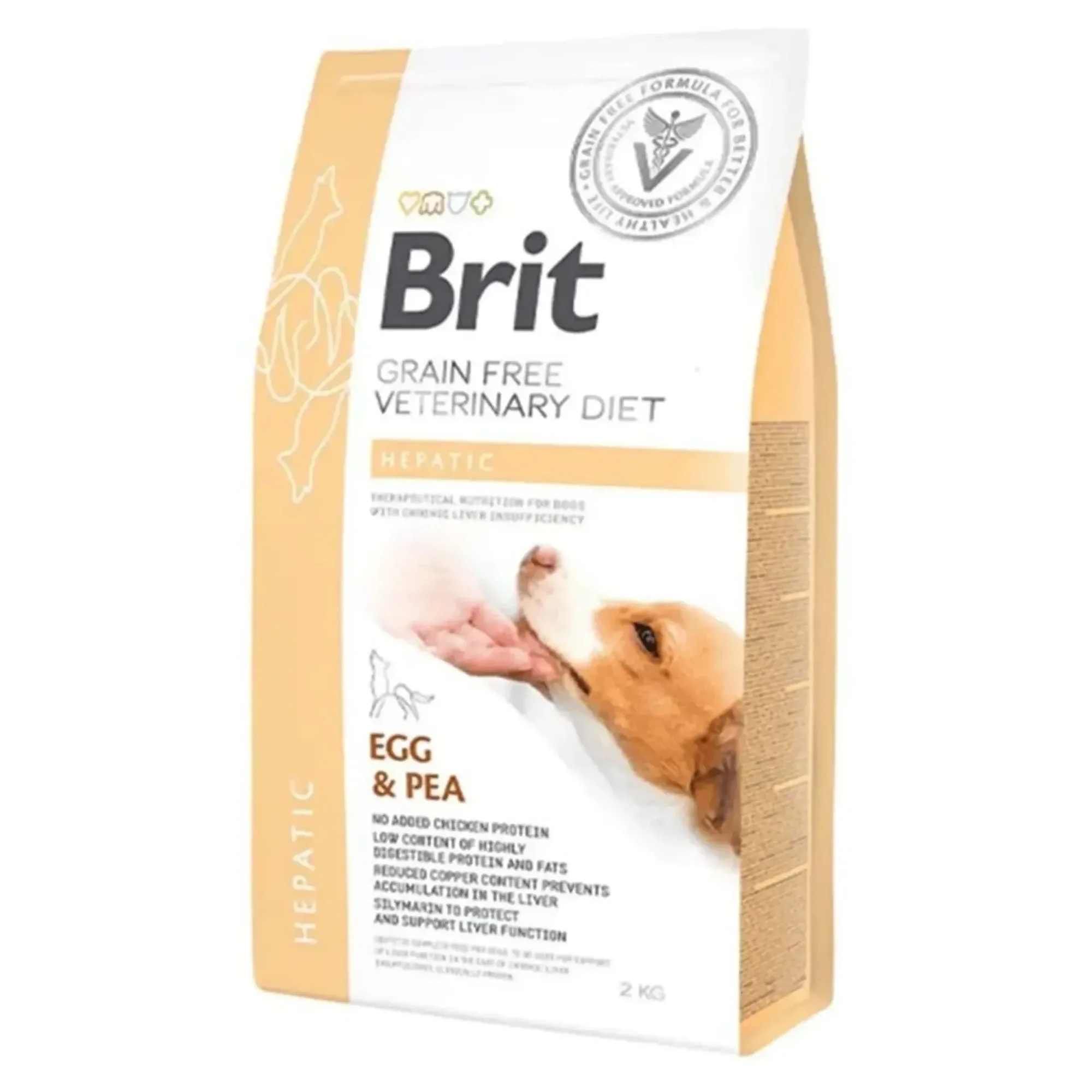 Brit Care Brit Care Brit Veterinary Diet Hepatic Karaciğer Yetmezliği olan Köpekler için Tahılsız Köpek Maması 2 KG