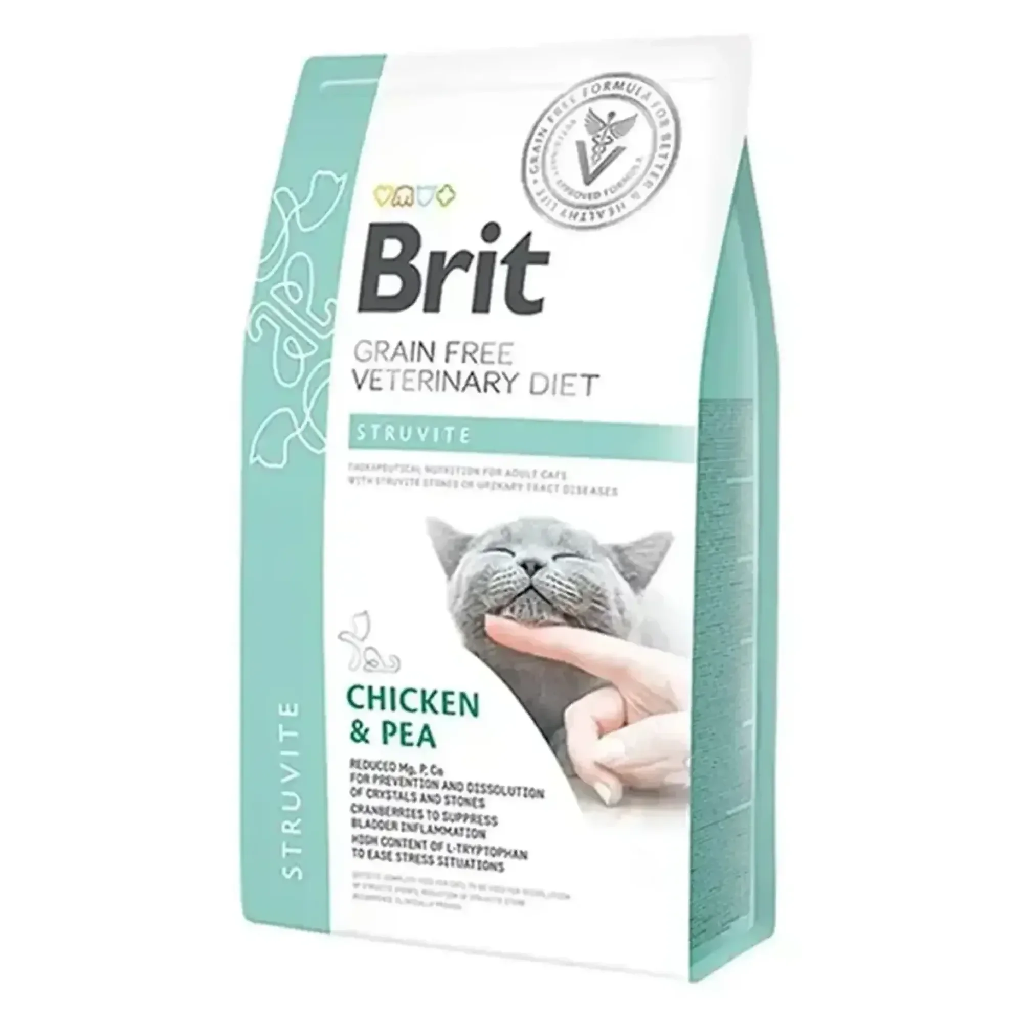 Brit Care Brit Care GF Veterinary Diet Struvite İdrar Yolu Sağlığı Destekleyici Tahılsız Kedi Maması 5 KG