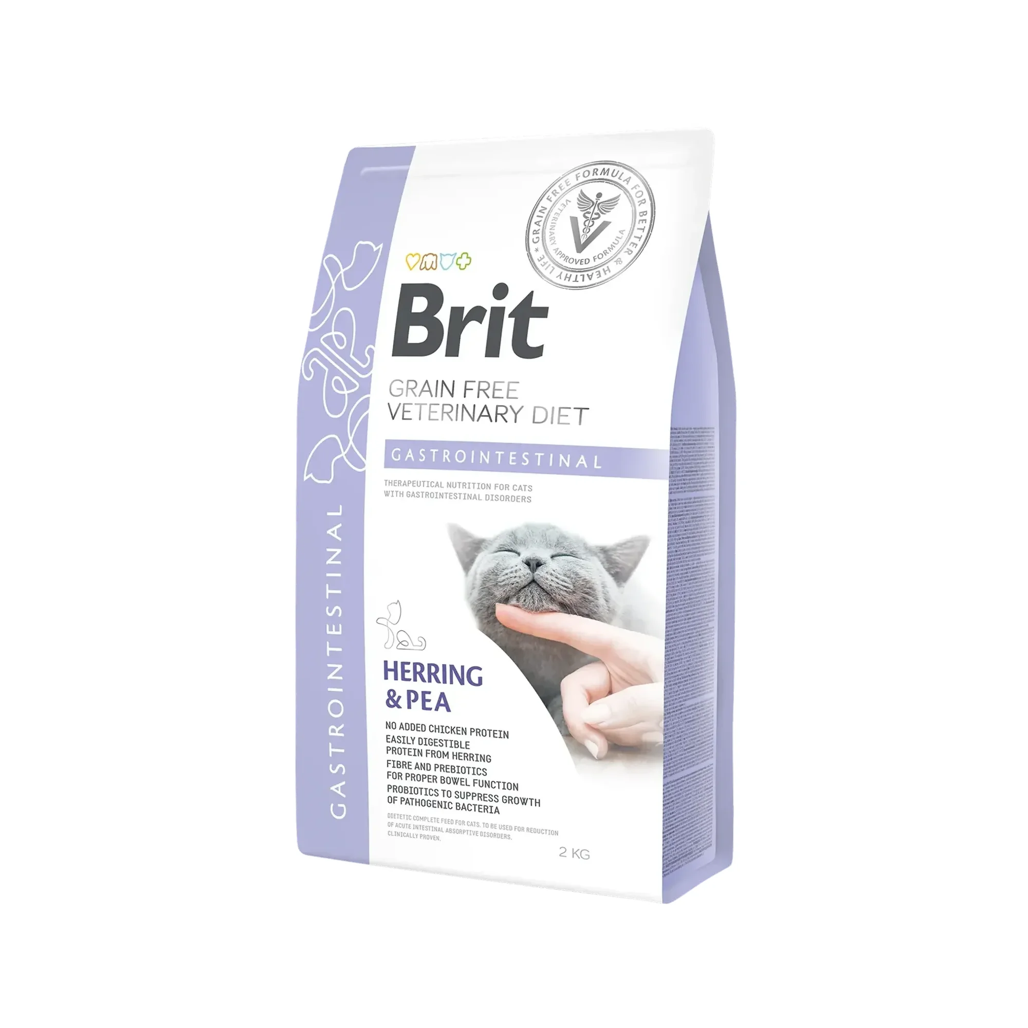 Brit Care Brit Care GF Veterinary Diet Gastrointestinal Sindirim Sistemi Destekleyici Tahılsız Kedi Maması 2 KG