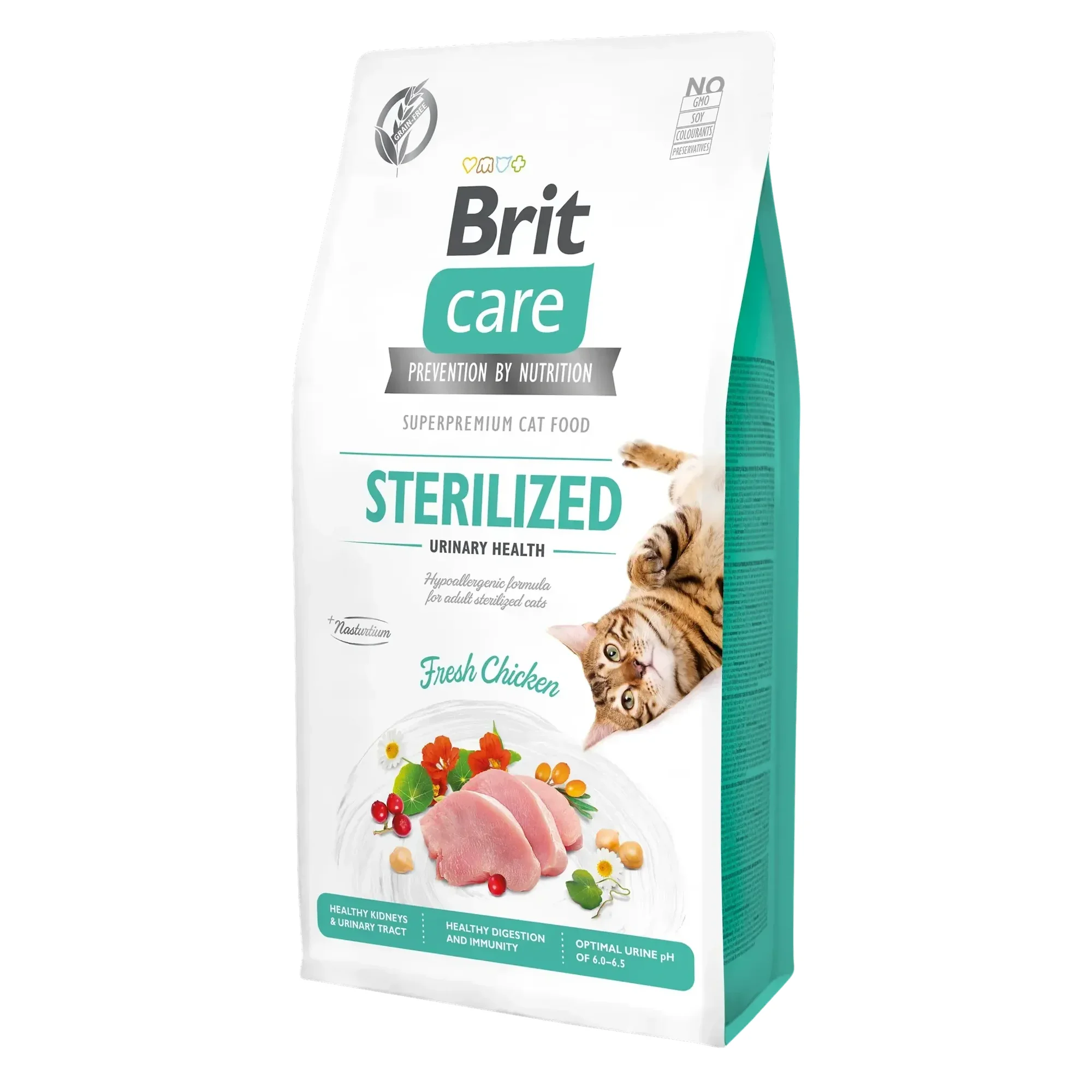 Brit Care Brit Care Sterilized Urinary Health Taze Tavuklu Kısırlaştırılmış Yetişkin Kedi Maması 7 KG