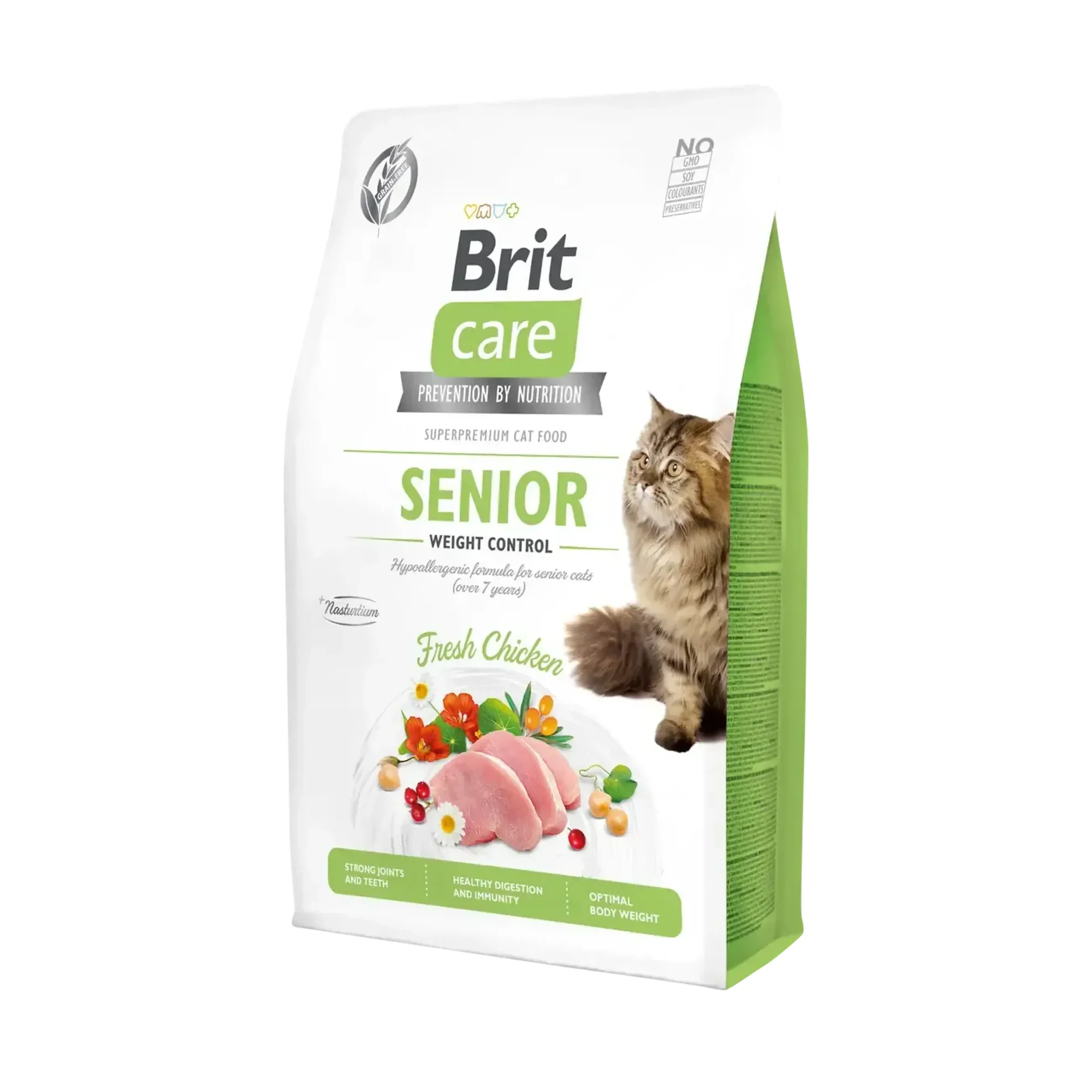 Brit Care Brit Care GF Senior Weight Control Taze Tavuklu Diyet Yaşlı Kedi Maması 2 KG