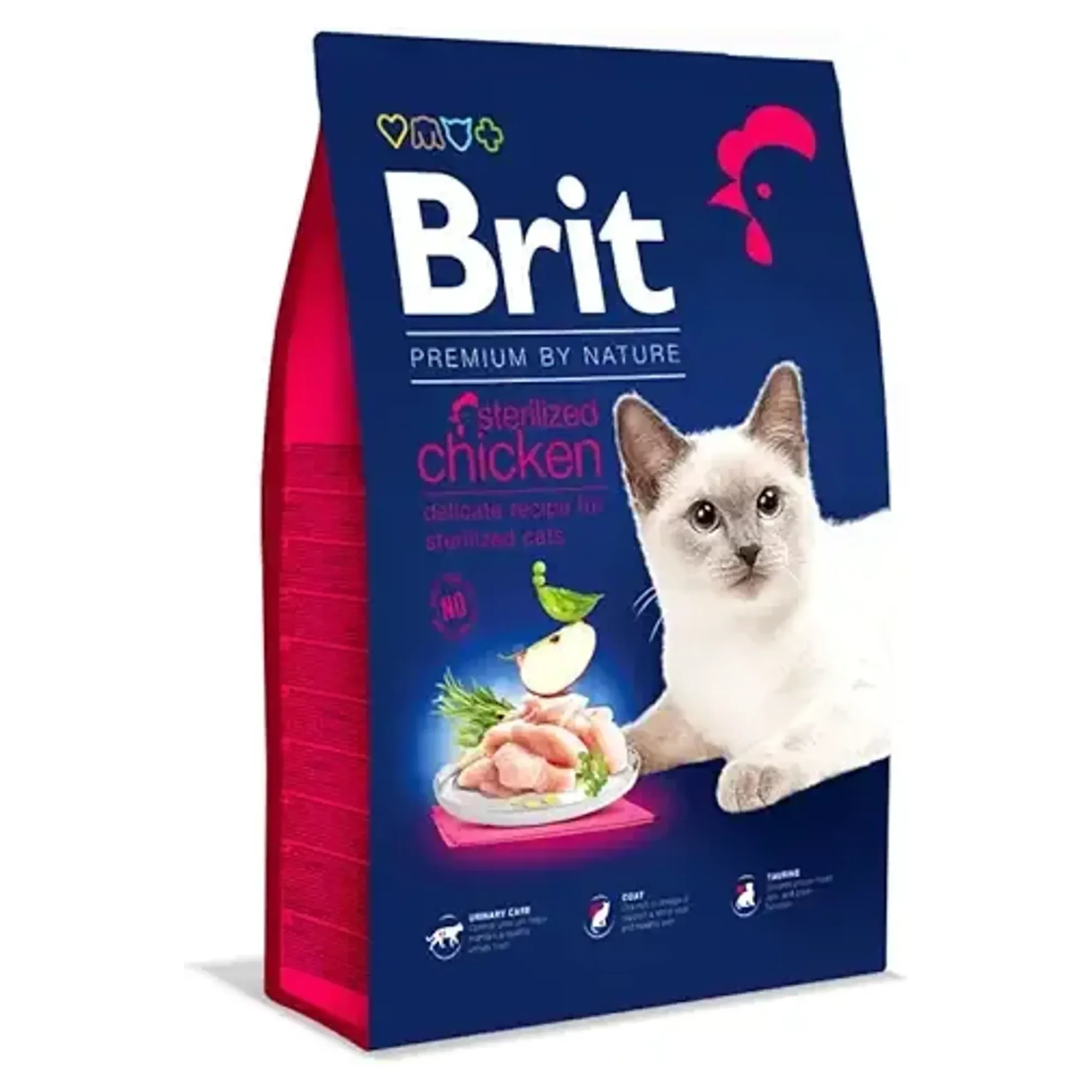Brit Care Brit Premium Tavuklu ve Pirinçli Kısırlaştırılmış Yetişkin Kedi Maması 8 KG