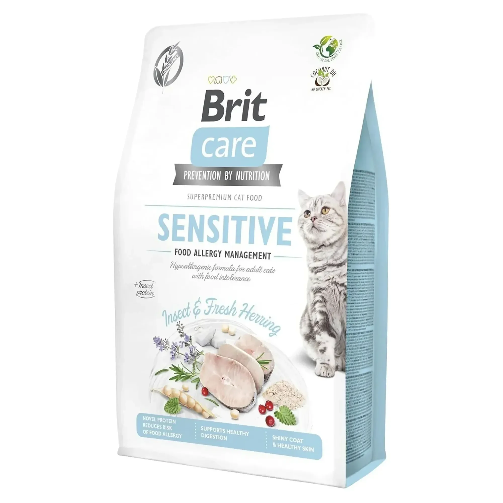 Brit Care Brit Care Grain-Free Insect Hassas Sindirim ve Gıda Alerjisi İçin Yetişkin Kedi Maması 2 KG