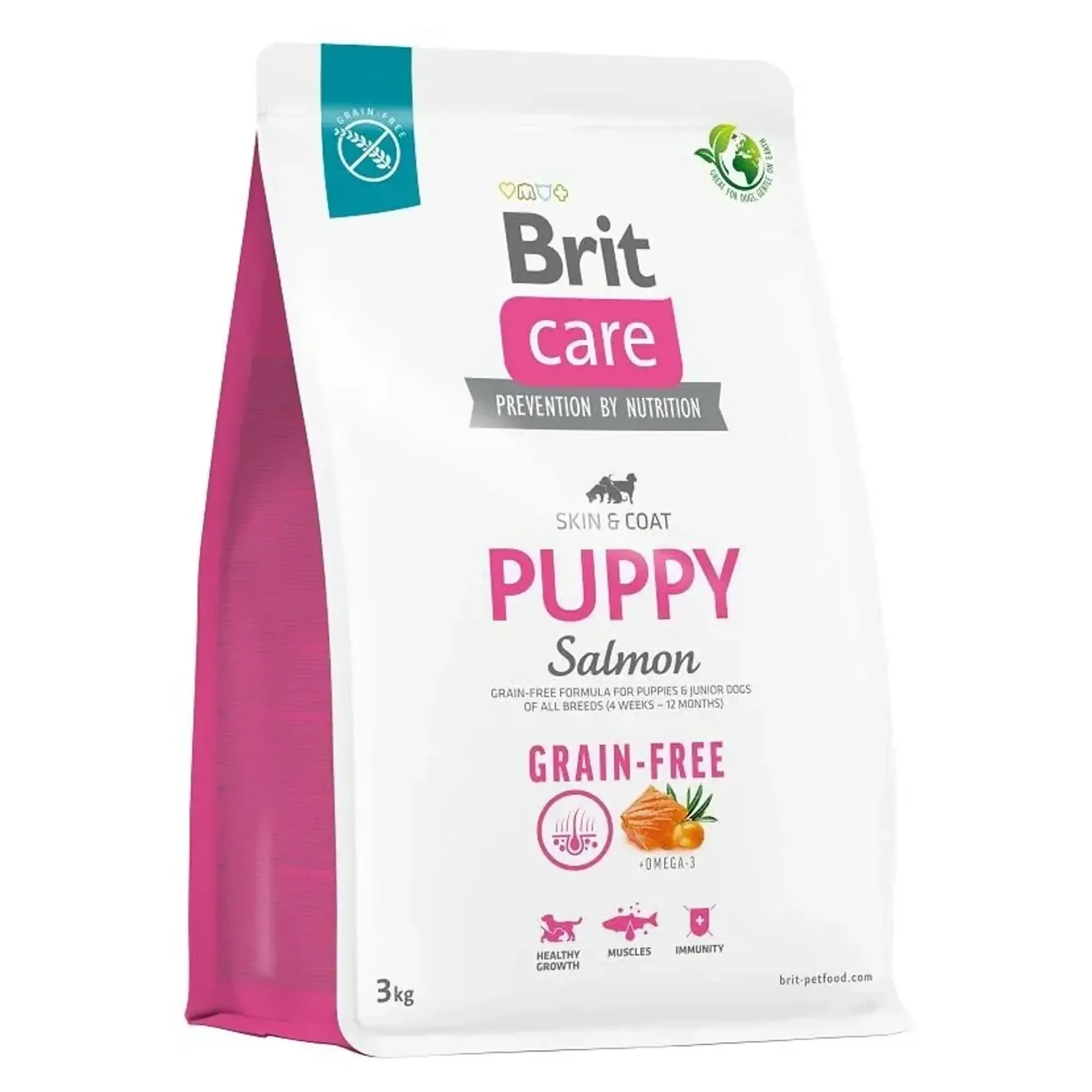 Brit Care Brit Care Grain Free Somonlu Yavru Köpek Maması 3 KG