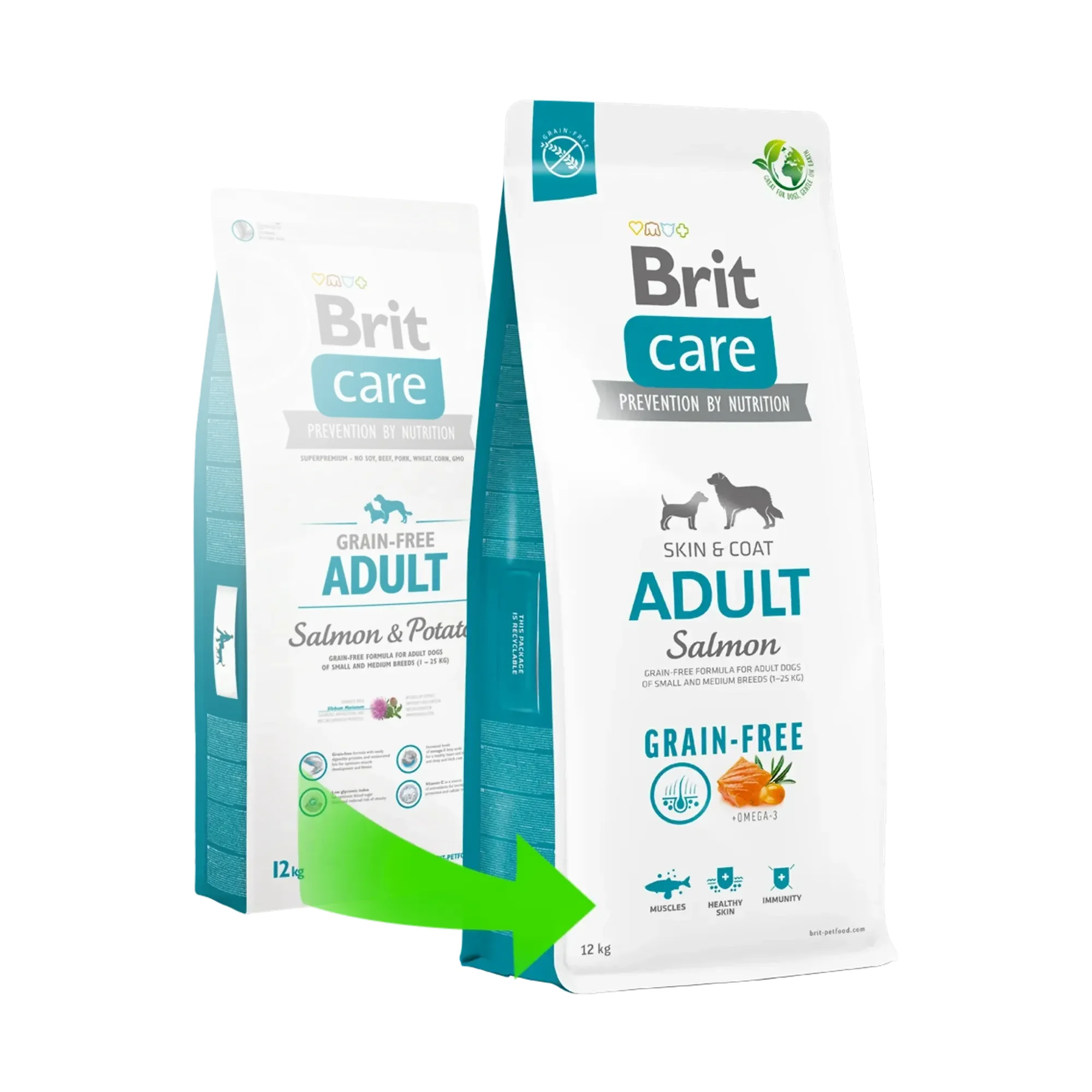 Brit Care Brit Care Grain Free Adult Somonlu Yetişkin Köpek Maması 3 KG — Normal, 12 kg — Görsel 2