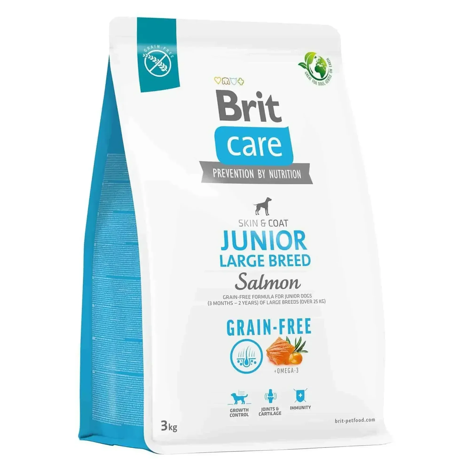 Brit Care Brit Care Grain Free Junior Large Breed Somonlu Yavru Büyük Irk Köpek Maması 3 KG