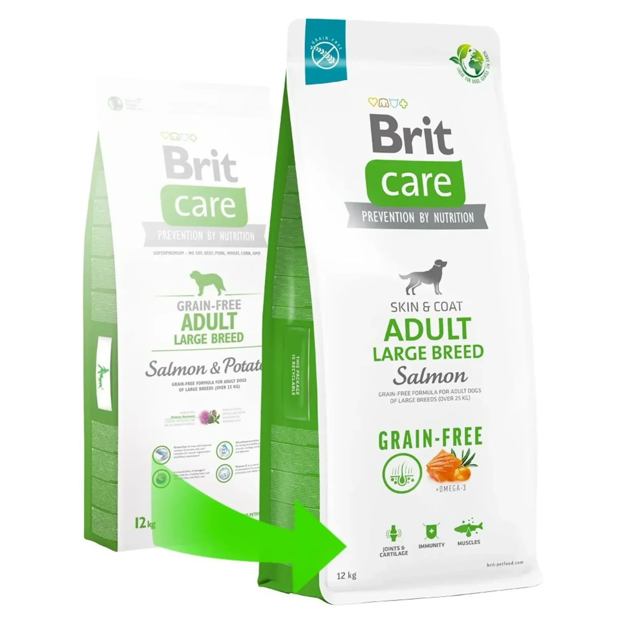 Brit Care Brit Care Skin & Coat Tahılsız Somonlu Büyük Irk Yetişkin Köpek Maması 12  KG — Normal, 12 kg — Görsel 2