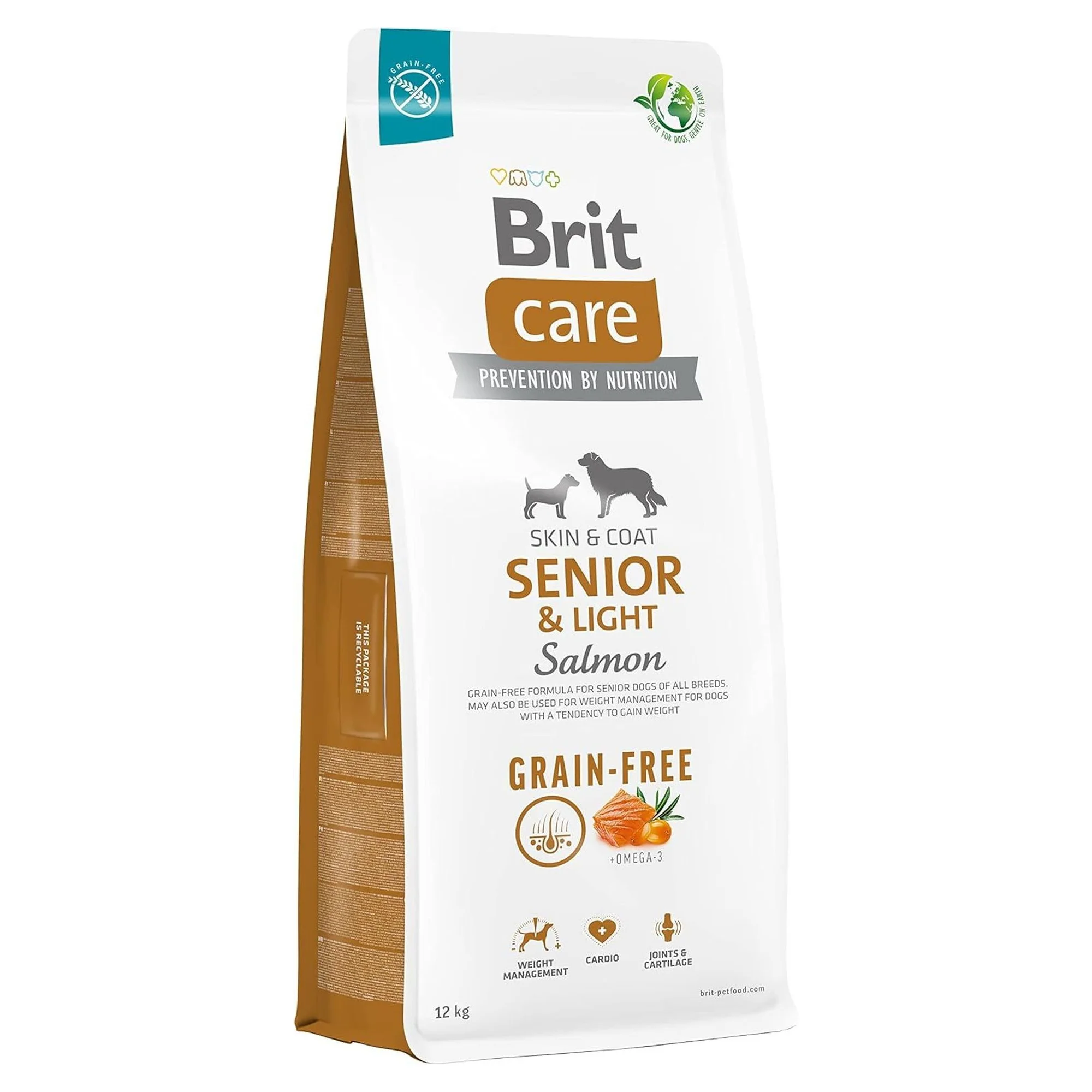 Brit Care Skin&Coat Light Tahılsız Somonlu Yaşlı Köpek Maması 12 KG