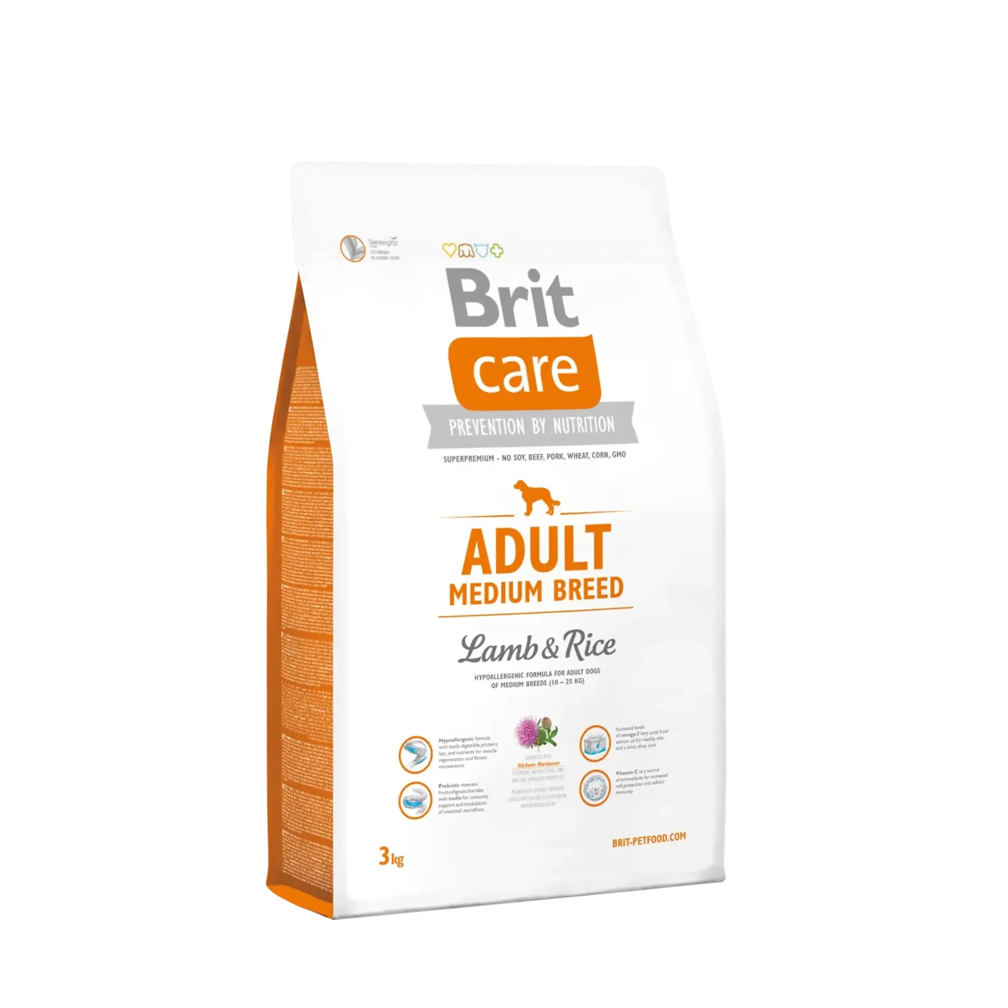 Brit Care Brit Care Hypoallergenic Kuzulu Yetişkin Orta Irk Köpek Maması 3 KG