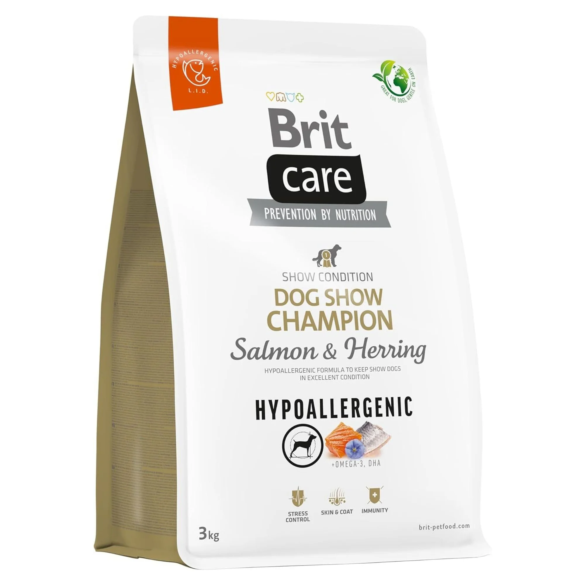Brit Care Hypo Dog Show Champion Somon ve Ringalı Yetişkin Köpek Maması 3 KG