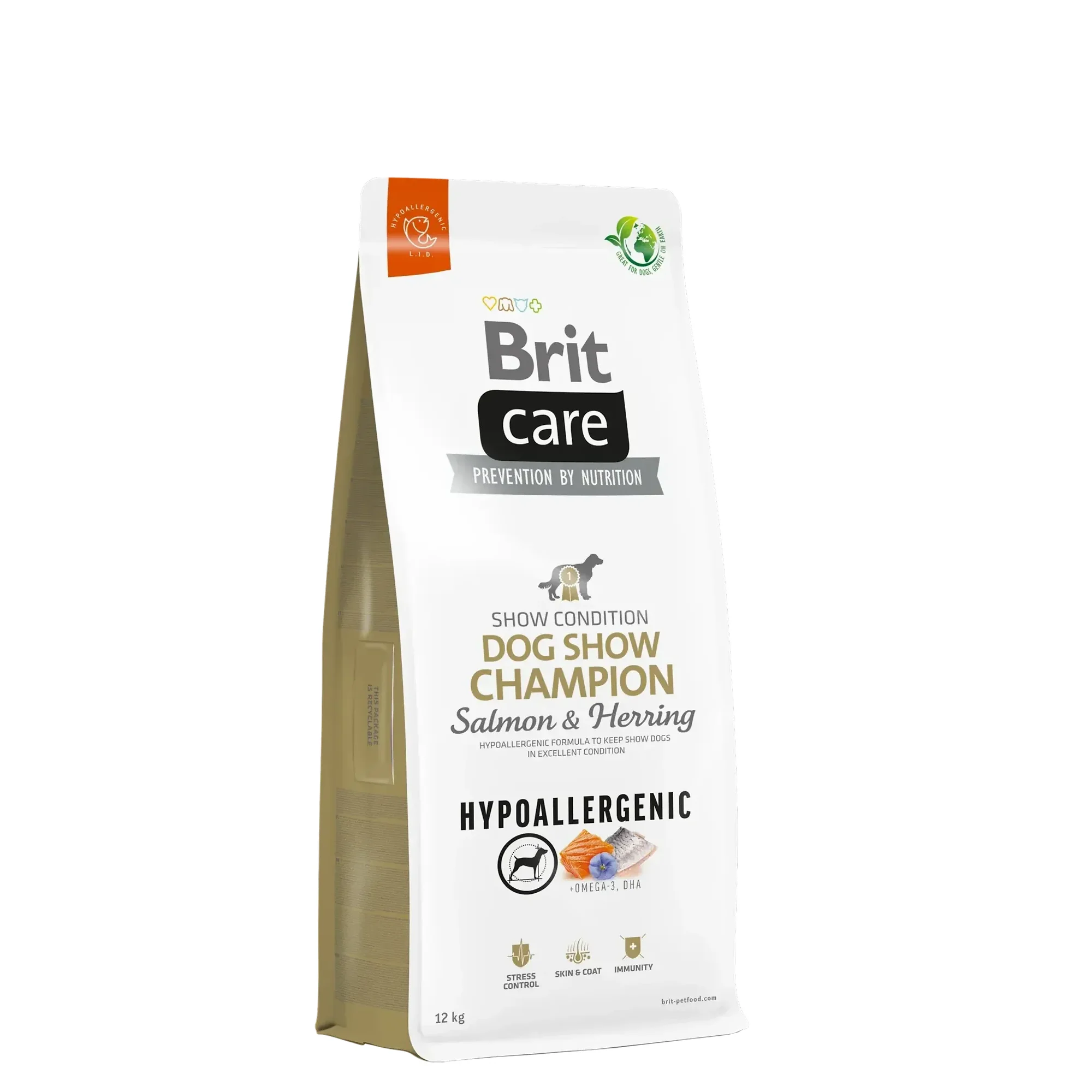 Brit Care Brit Care Hypo Dog Show Champion Somon ve Ringalı Yetişkin Köpek Maması 12 KG