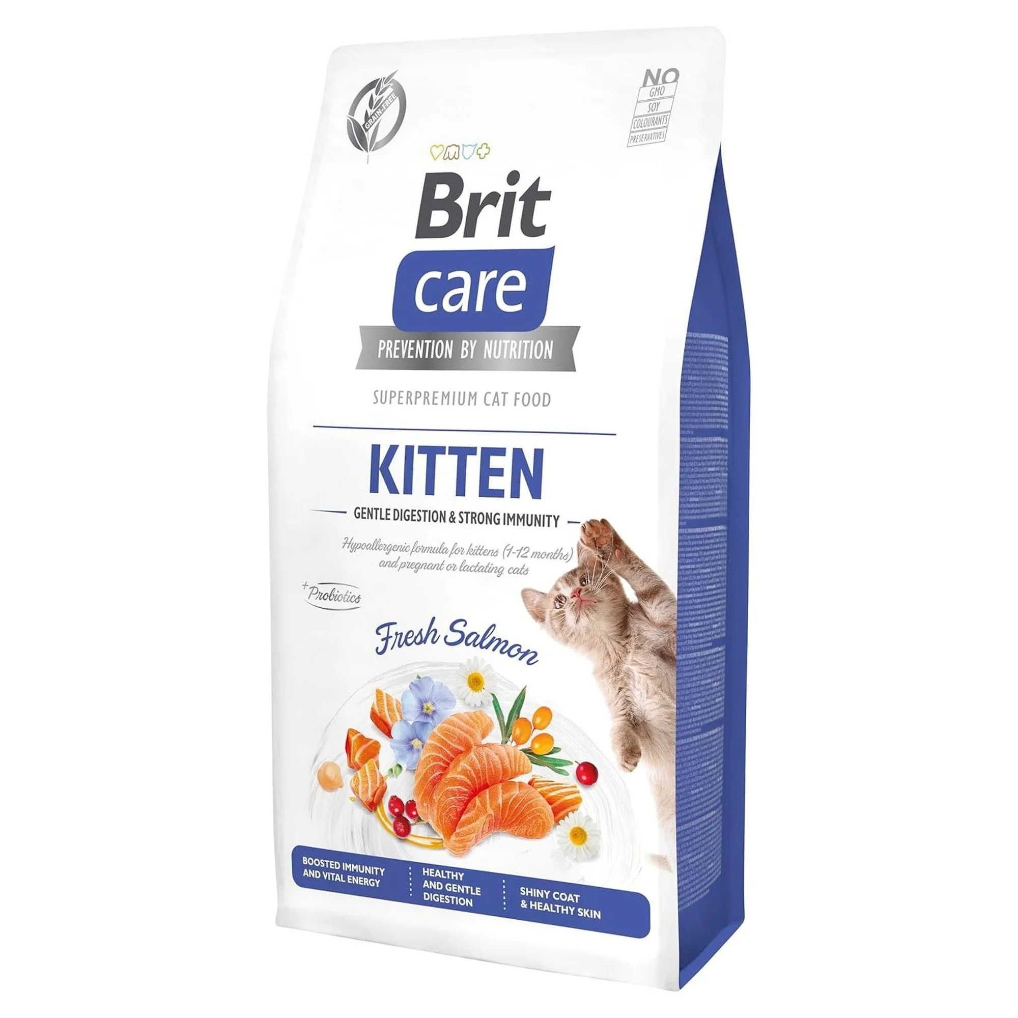 Brit Care Grain-Free Kitten Hassas Sindirim ve Güçlü Bağışıklık Yavru Kedi Maması 7 KG