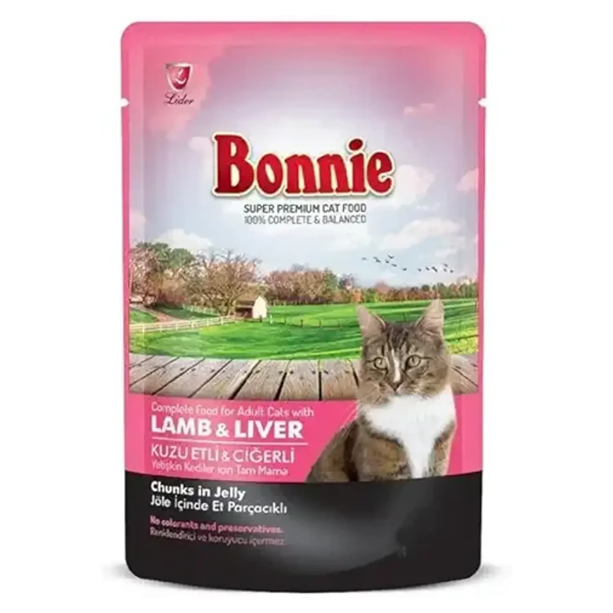 Bonnie Bonnie Pouch Lamb & Liver In Gravy 85 G