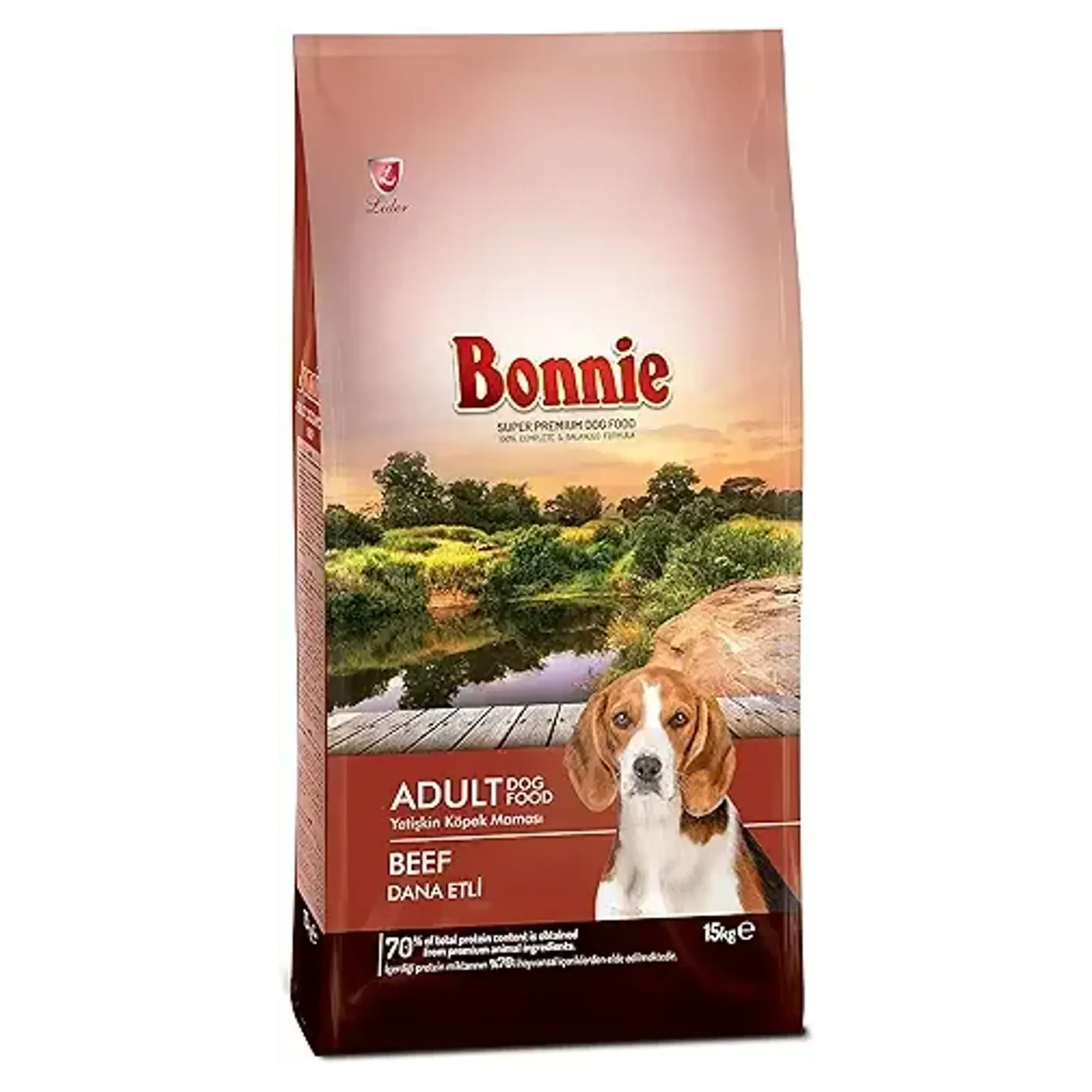 Bonnie Bonnie Dana Etli Yetişkin Köpek Maması 15 KG