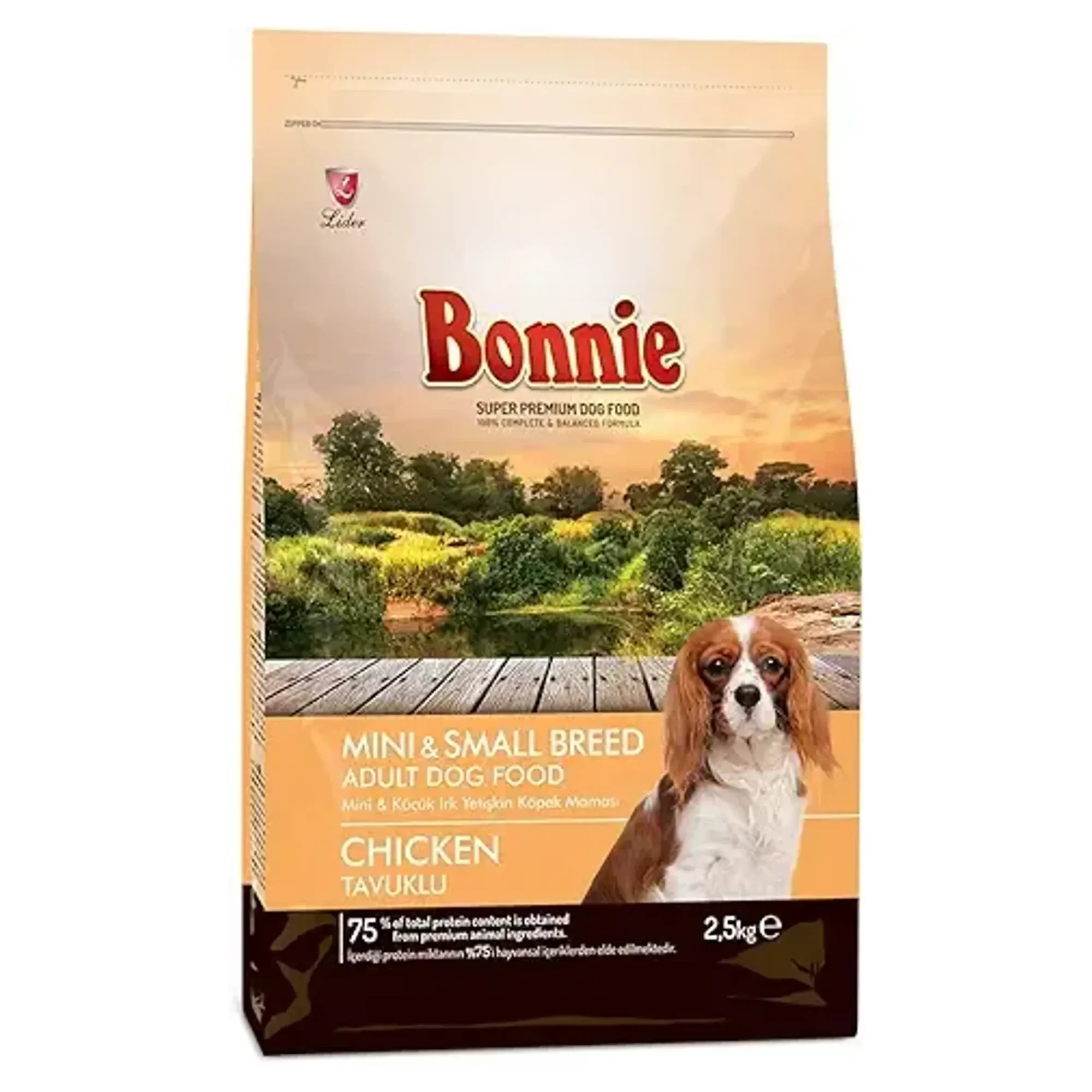 Bonnie Tavuklu Mini ve Küçük Irk Yetişkin Köpek Maması 2.5 KG
