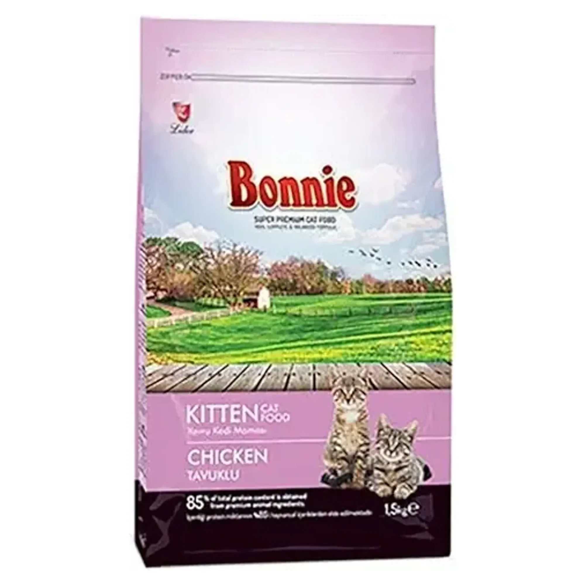 Bonnie Tavuklu Yavru Kedi Maması 1.5 KG