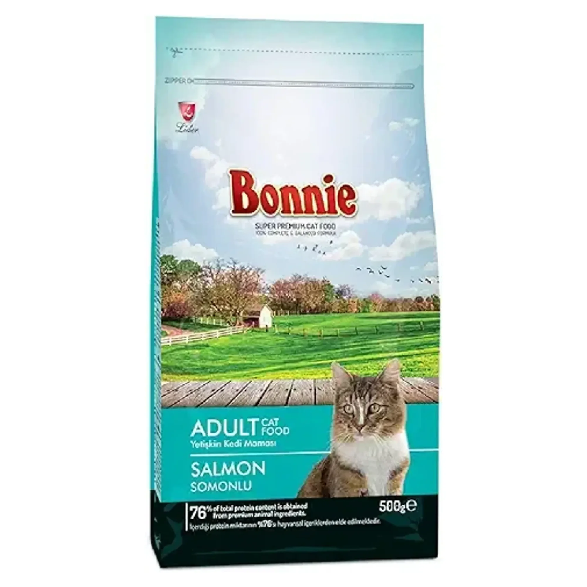 Bonnie Bonnie Somonlu Yetişkin Kedi Maması 500 G
