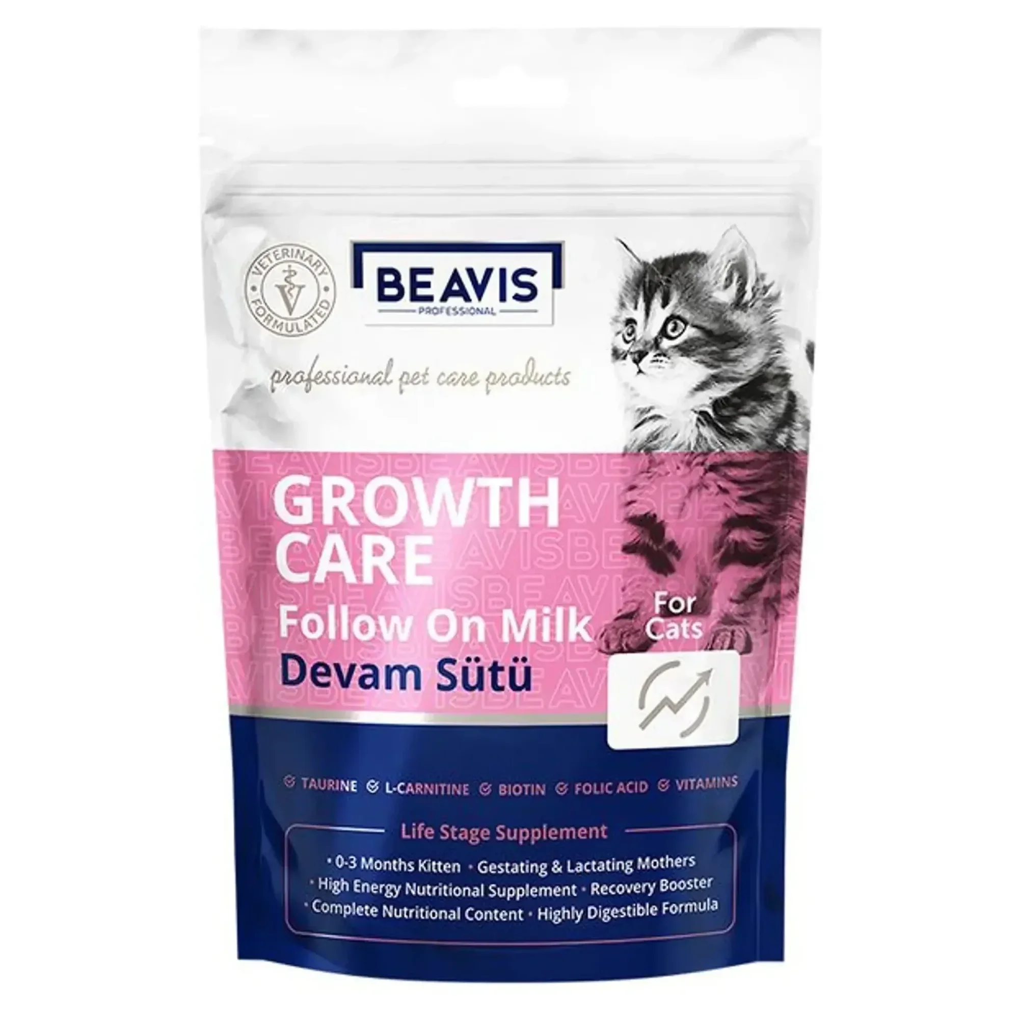Beavis Growth Care Yavru Kedi Devam Sütü 200 G