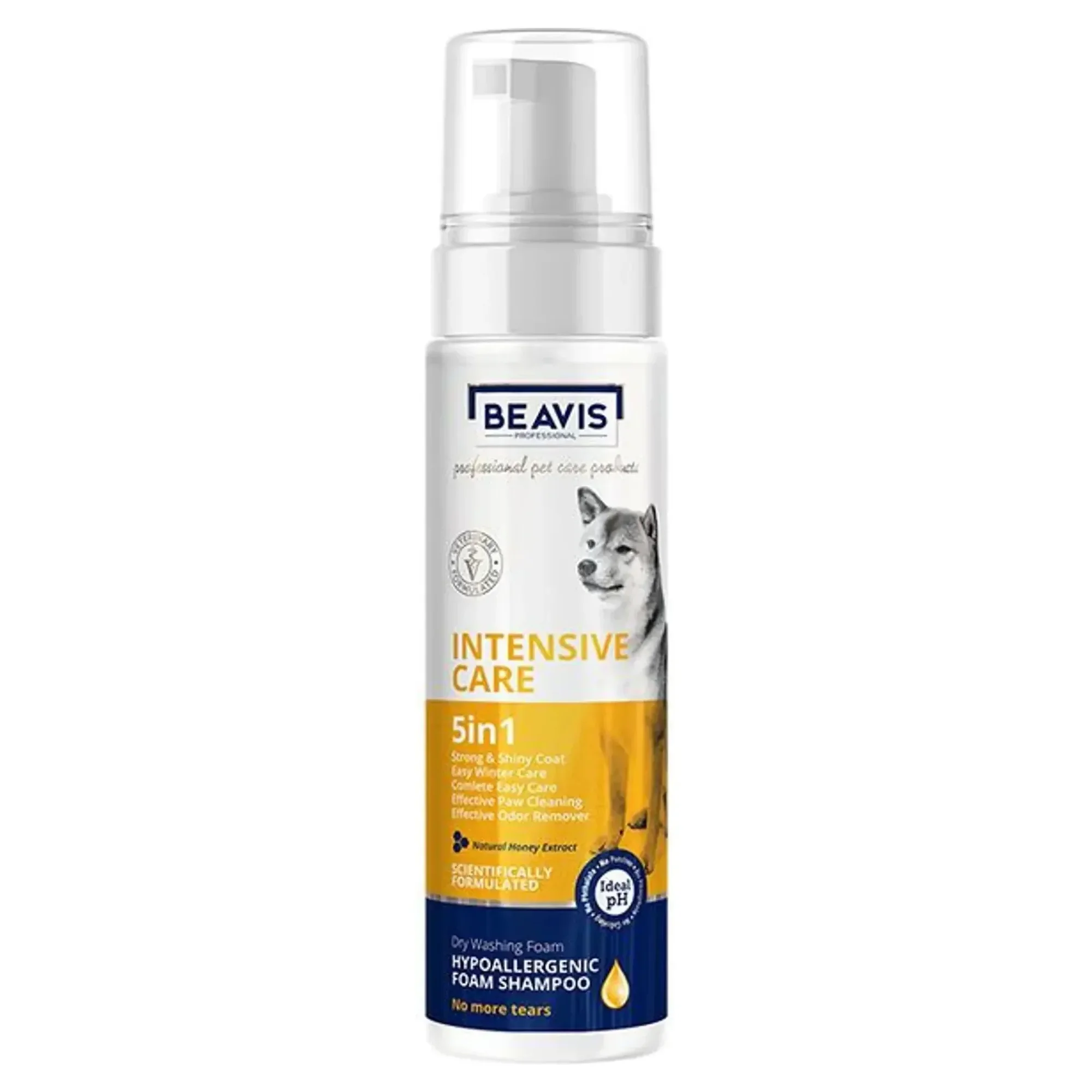 Beavis 5 in 1 Naturel Bal Özlü Kuru Köpek Şampuanı 200 mL