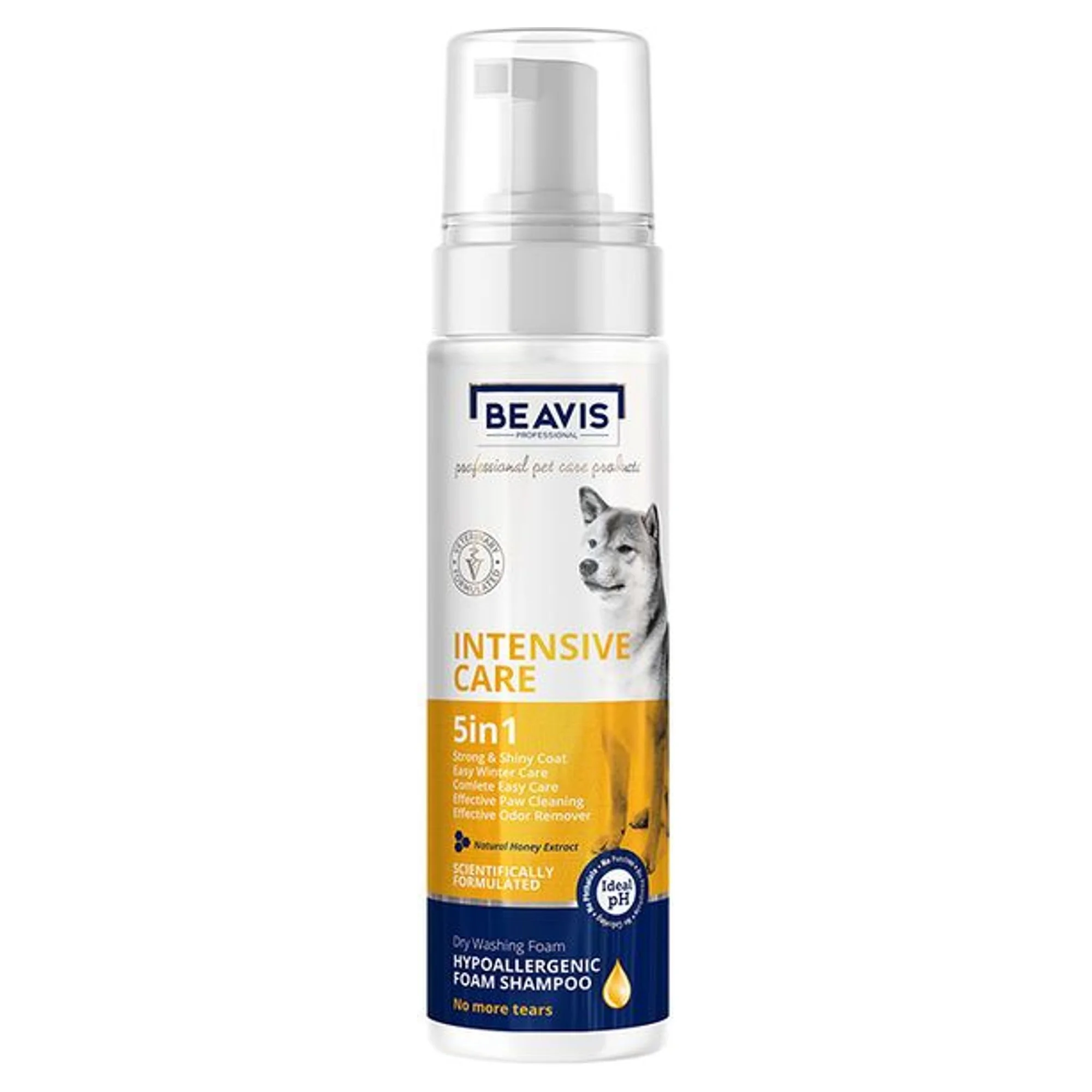 Beavis Beavis 5 in 1 Naturel Bal Özlü Kuru Köpek Şampuanı 200 mL