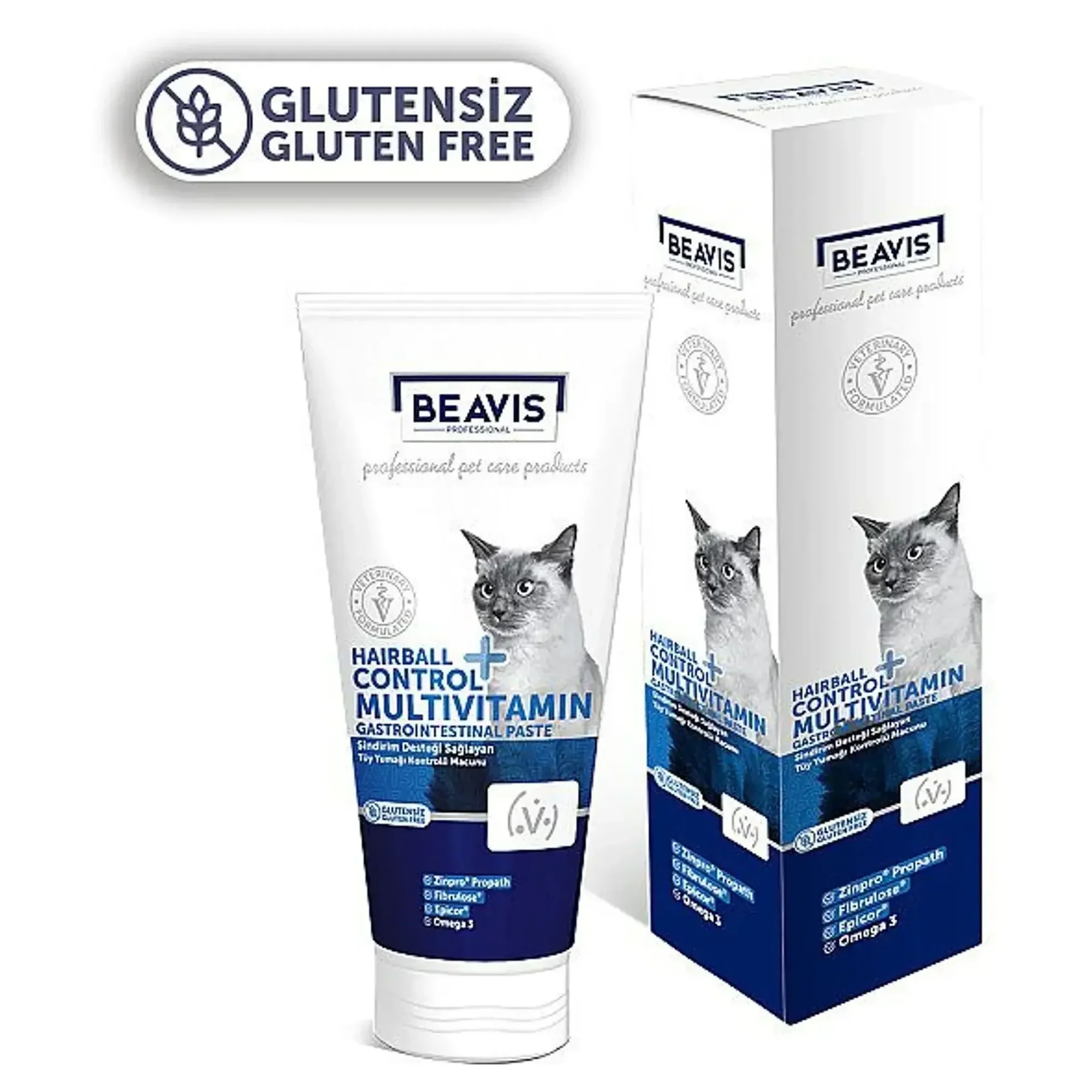 Beavis Hairball ve Multivitamin Gastrointestinal Kedi Takviye Macunu 75 mL