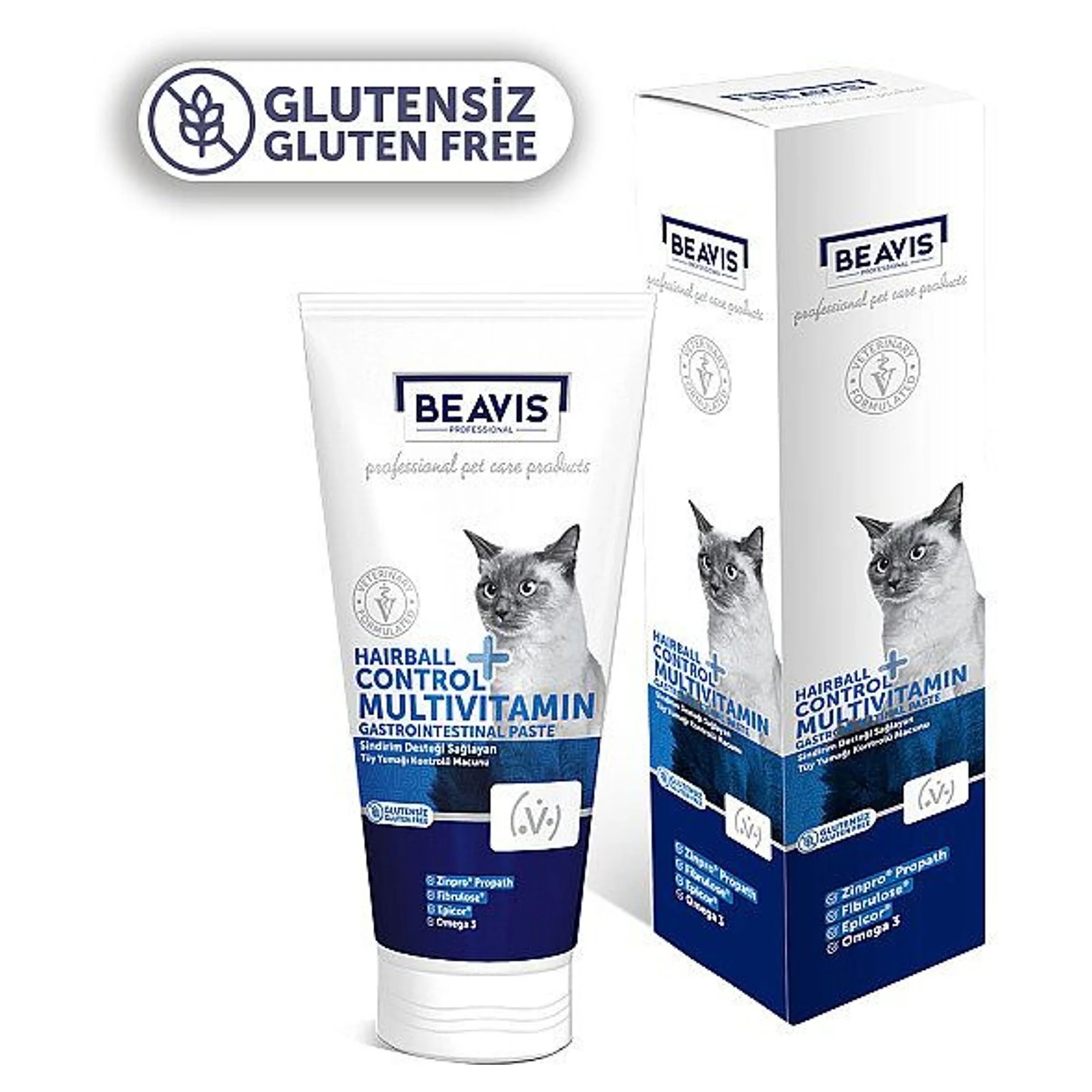 Beavis Beavis Hairball ve Multivitamin Gastrointestinal Kedi Takviye Macunu 75 mL