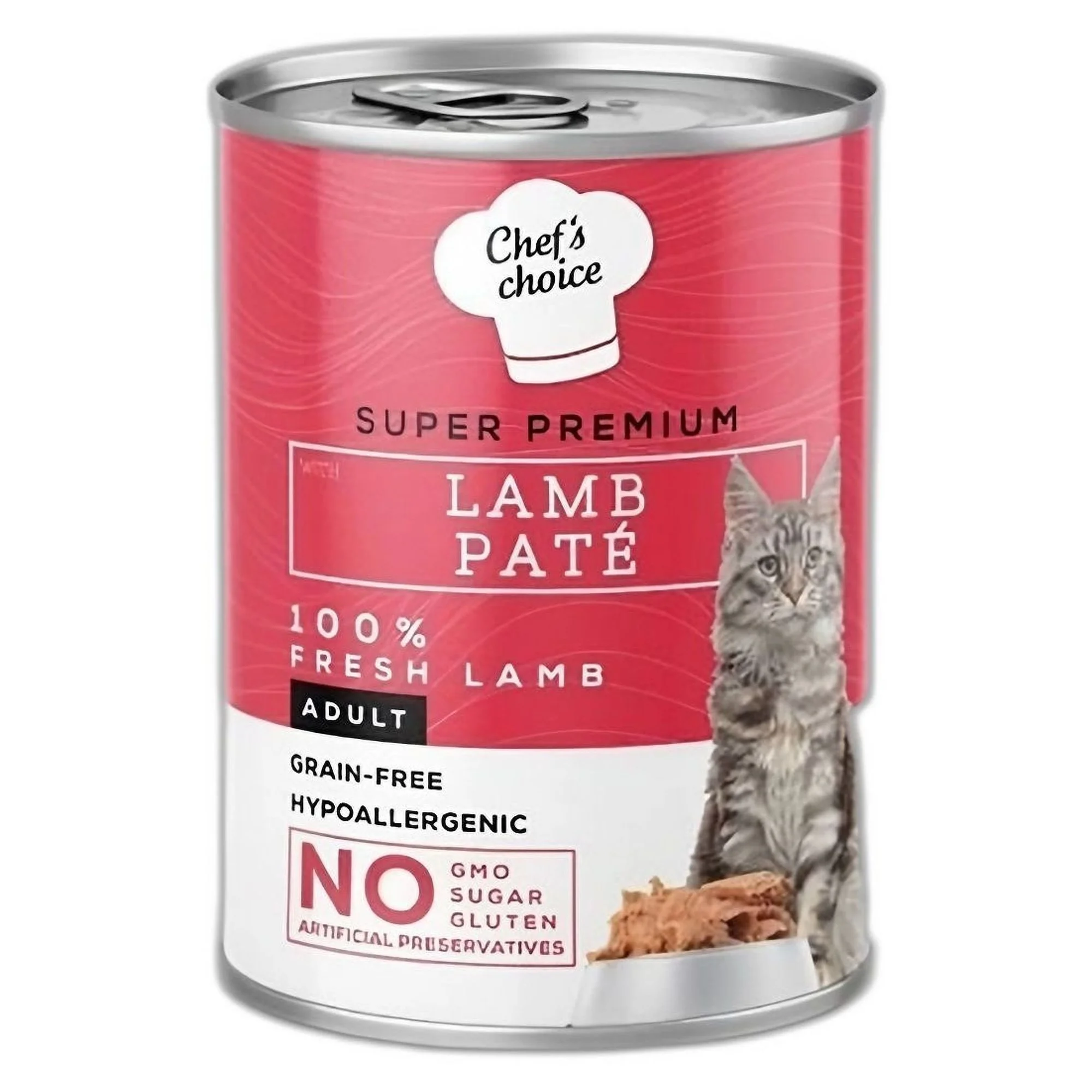 Chef's Choice Chef's Choice Kuzu Etli Ezme Yetişkin Kedi Konservesi 400 G
