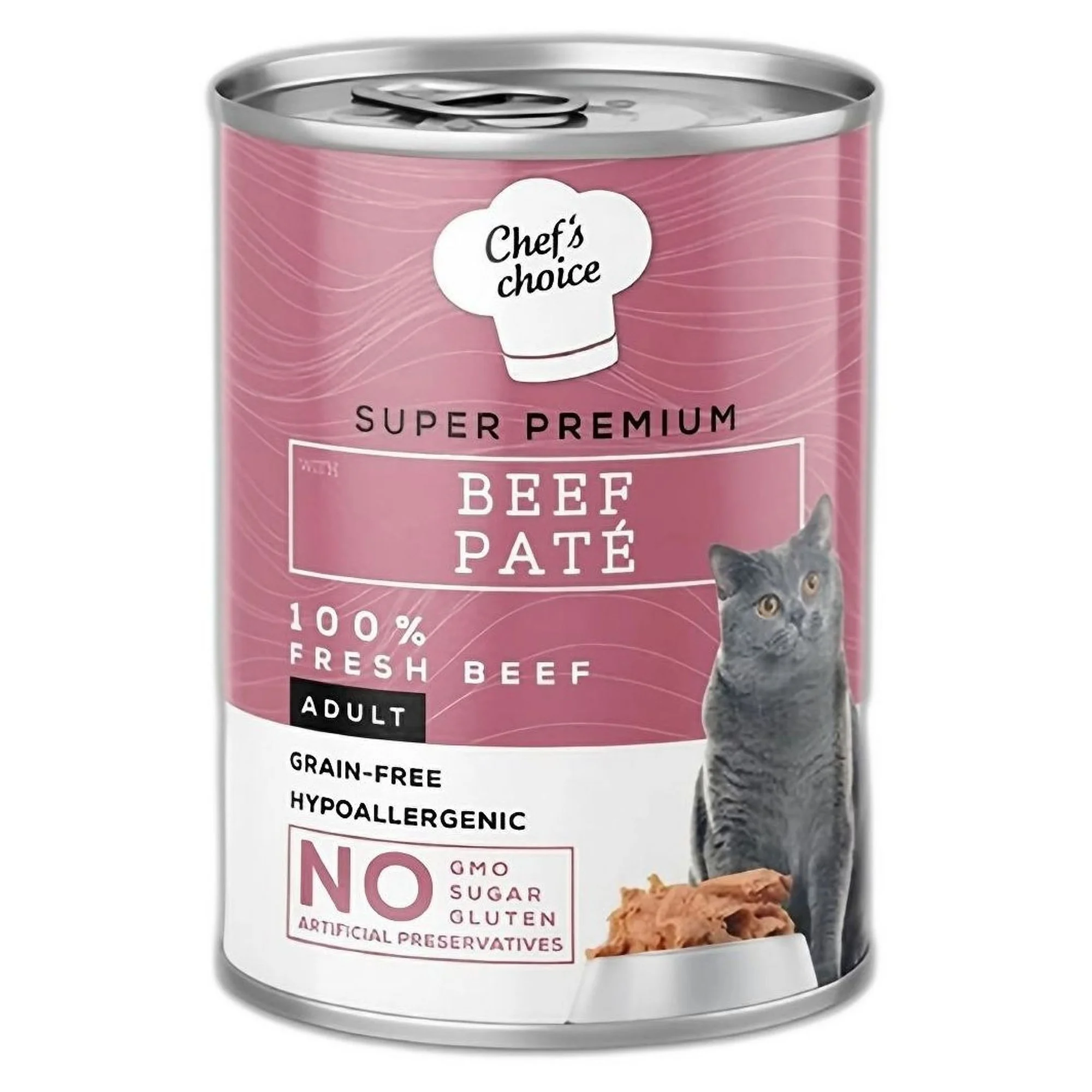 Chef's Choice Chef's Choice Sığır Etli Yetişkin Kedi Konservesi 400G