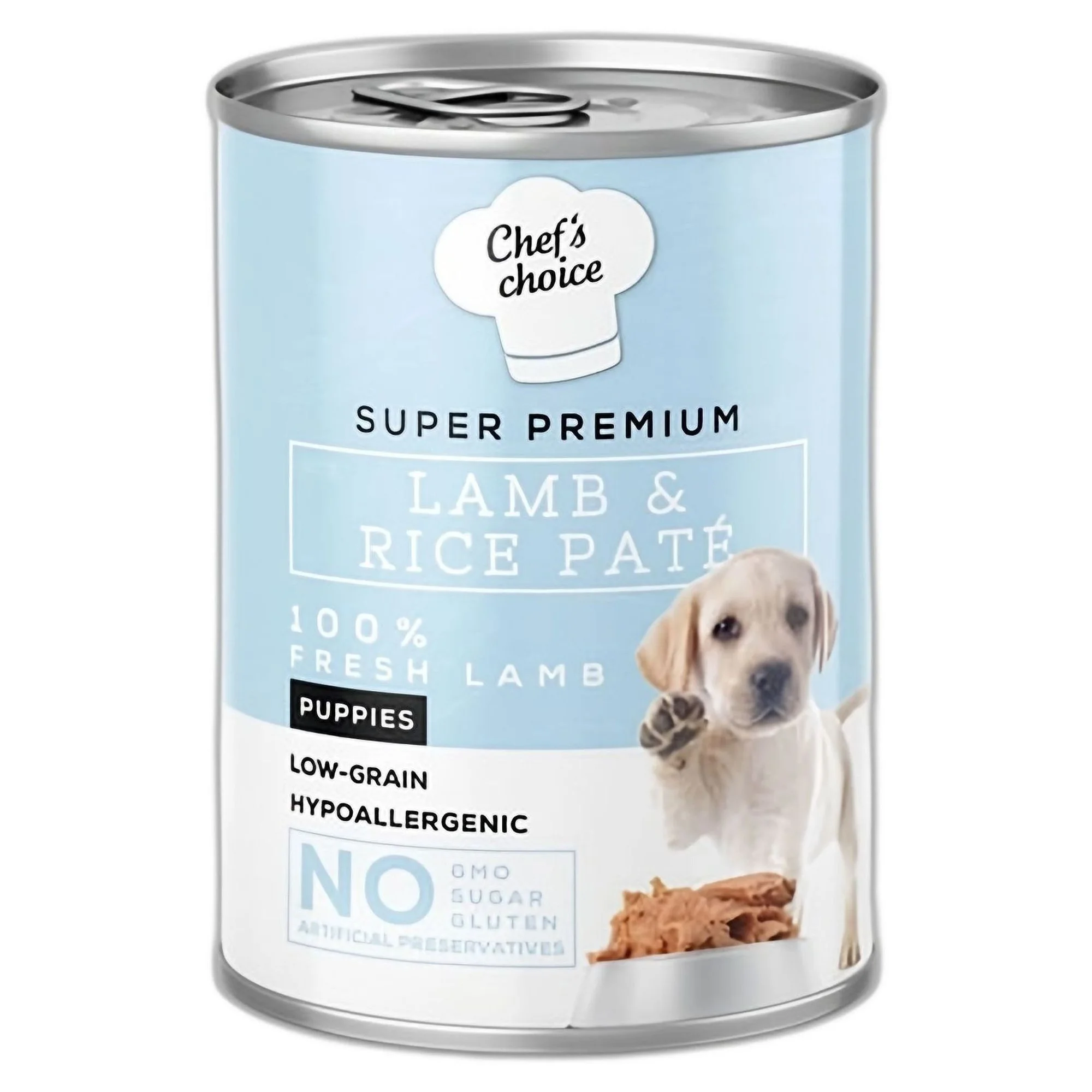 Chef's Choice ChefsChoice Tahılsız Pirinçli ve Kuzu Etli Ezme Yavru Köpek Konservesi 400 G