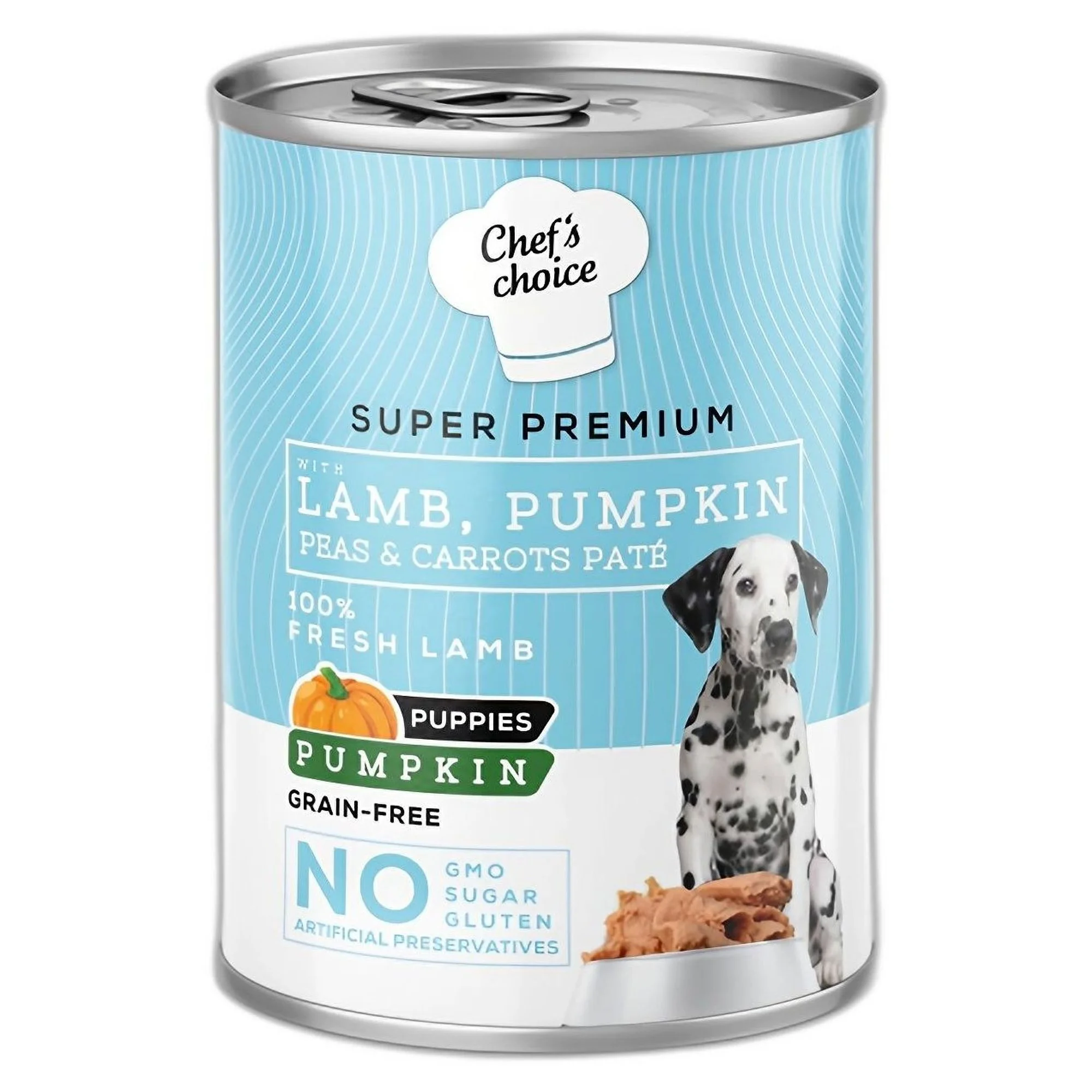 Chef's Choice Chef's Choice Tahılsız Kuzulu ve Bal Kabaklı Ezme Yavru Köpek Konservesi 400G